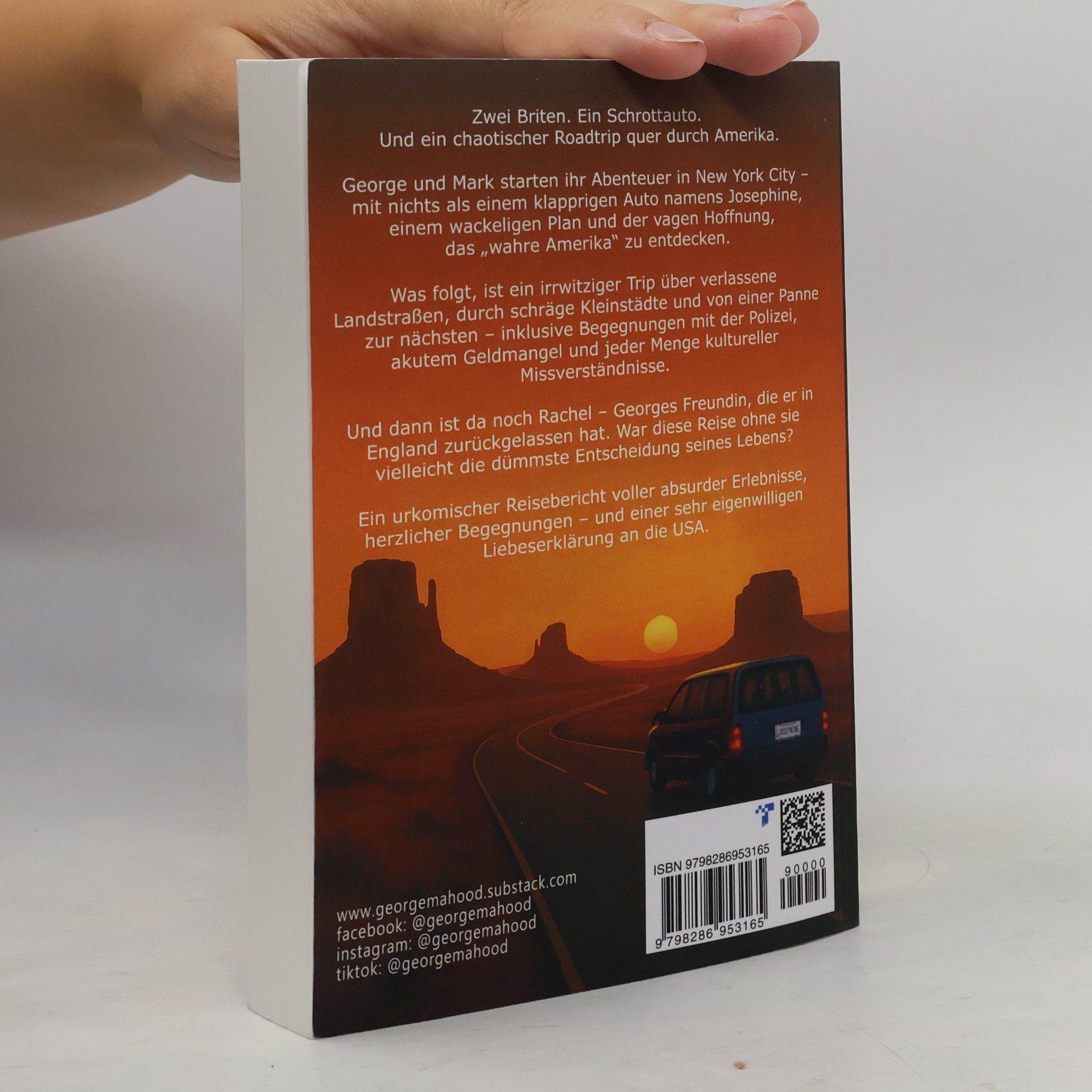 George Mahood Not Tonight, Josephine: Ein urkomischer Roadtrip durch Amerikas Kleinstädte (German Edition)