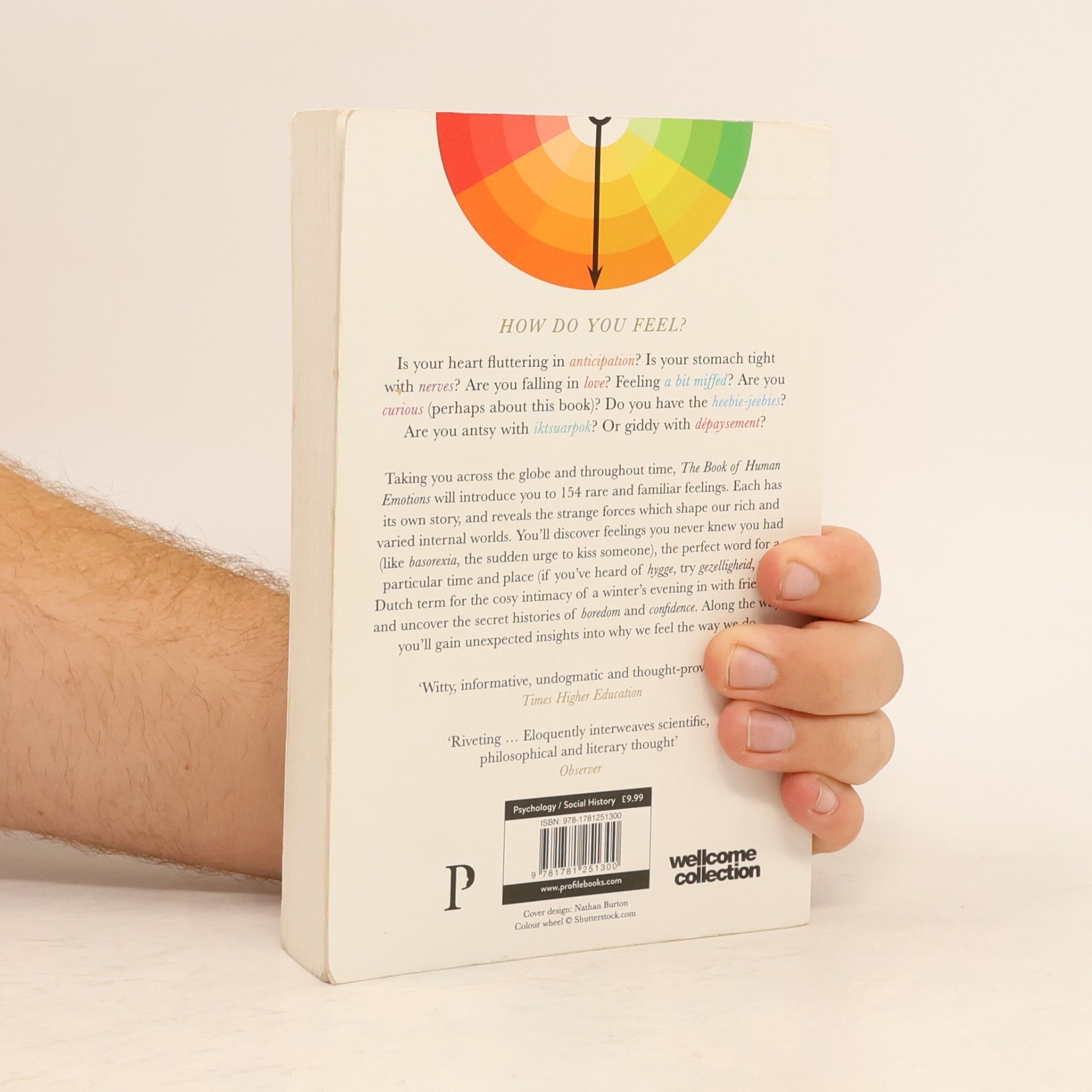 Tiffany Watt Smith The book of human emotions : an encyclopedia of feeling from anger to wanderlust