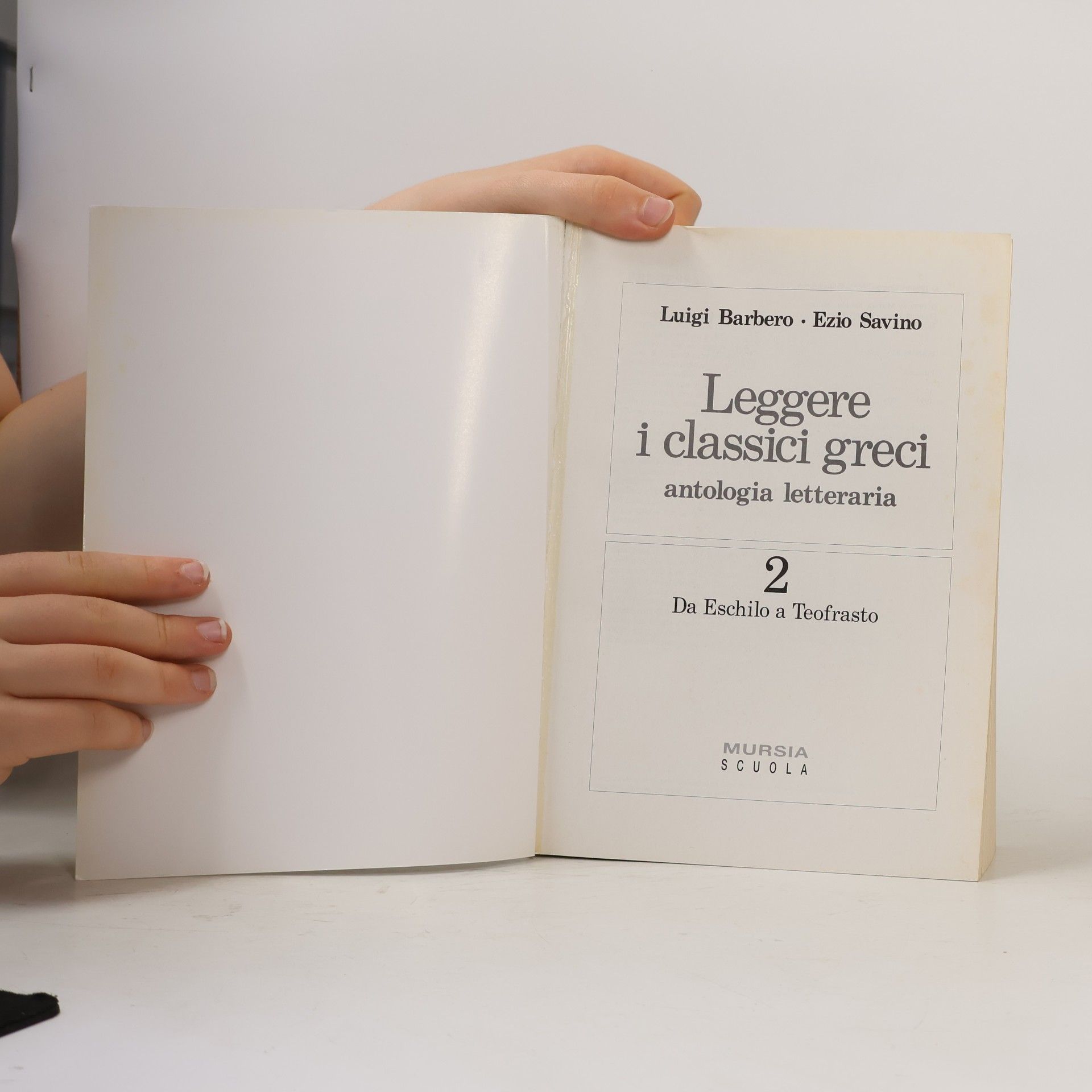 Luigi Barbero Leggere i classici greci