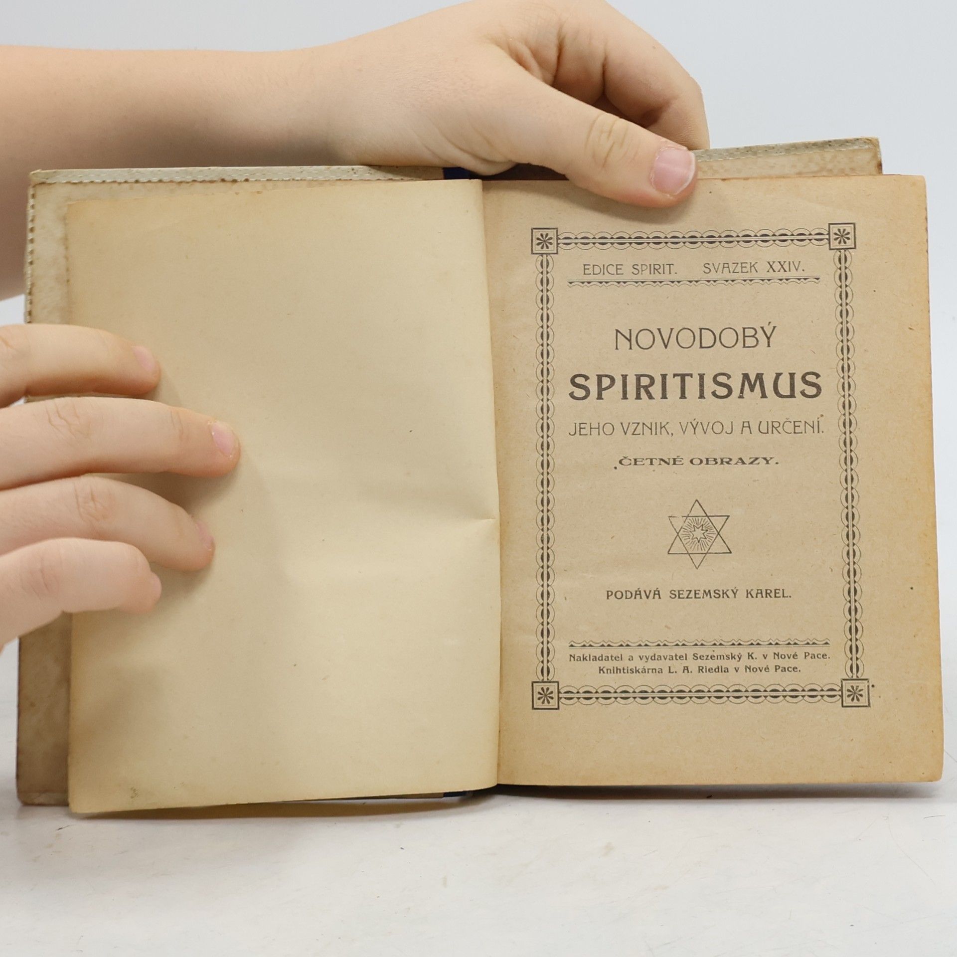 Sezemský Karel Novodobý spiritismus
