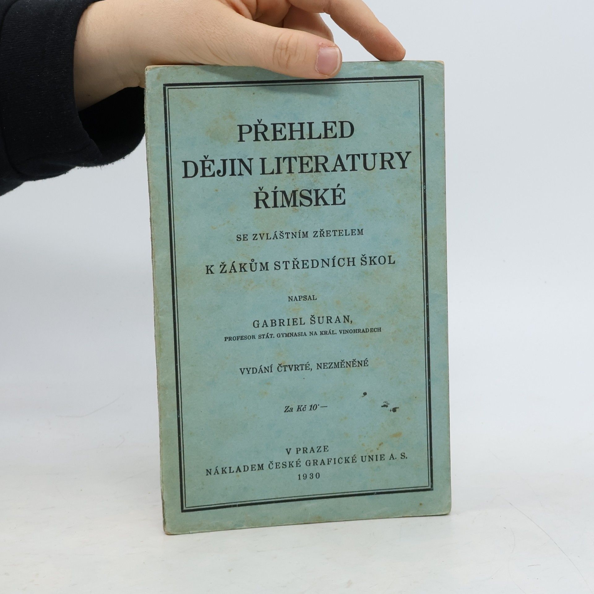Šuran Gabriel Přehled dějin literatury římské