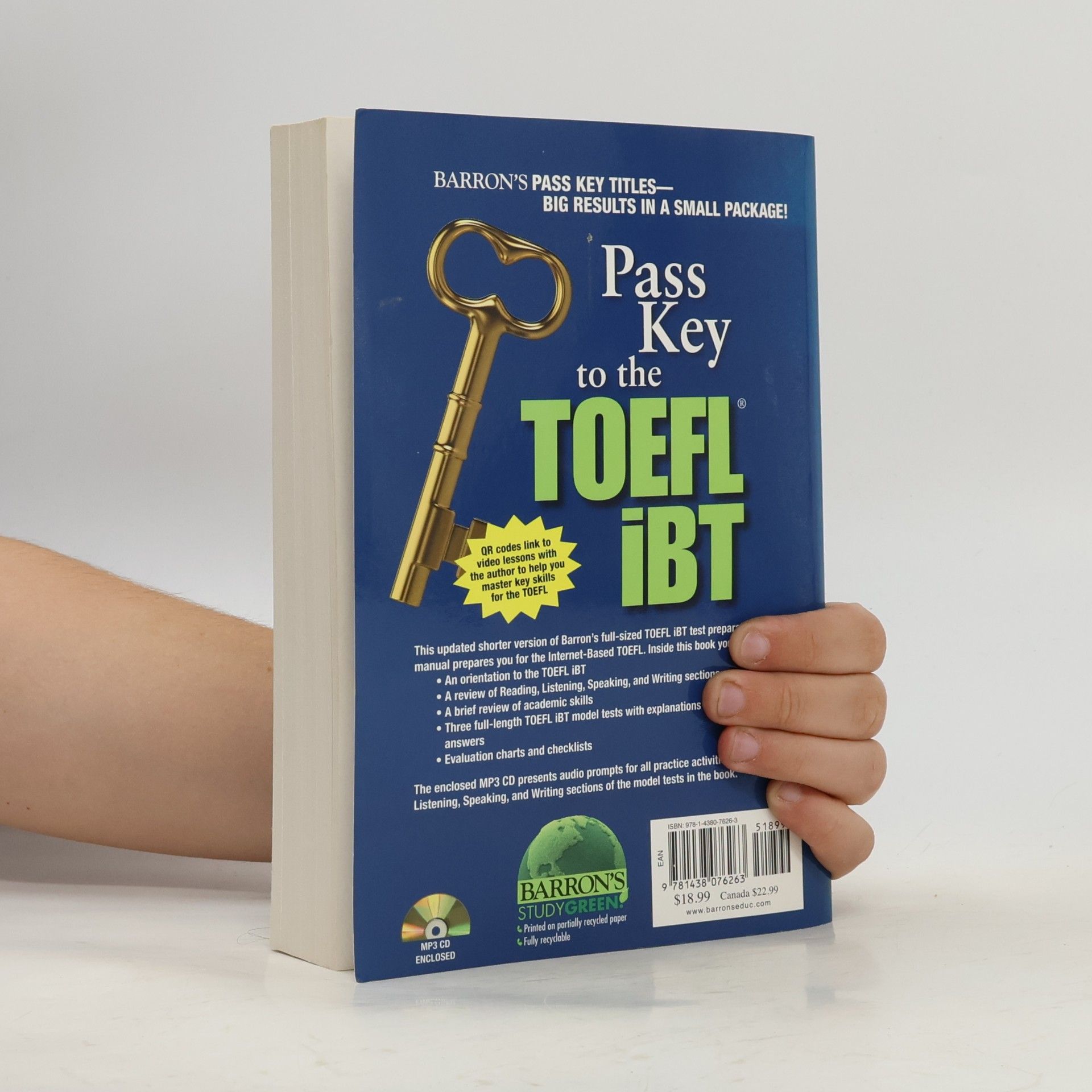 Pamela J. Sharpe Pass Key to the TOEFL IBT, w. MP3-CD