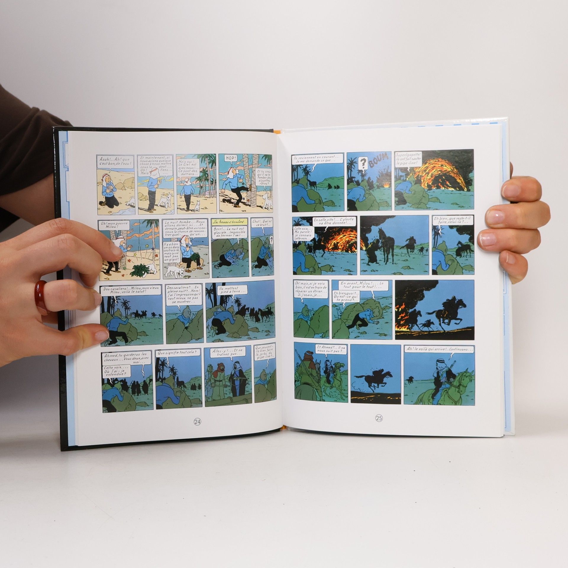 Hergé Les Aventures de Tintin. Au pays de l'or noir