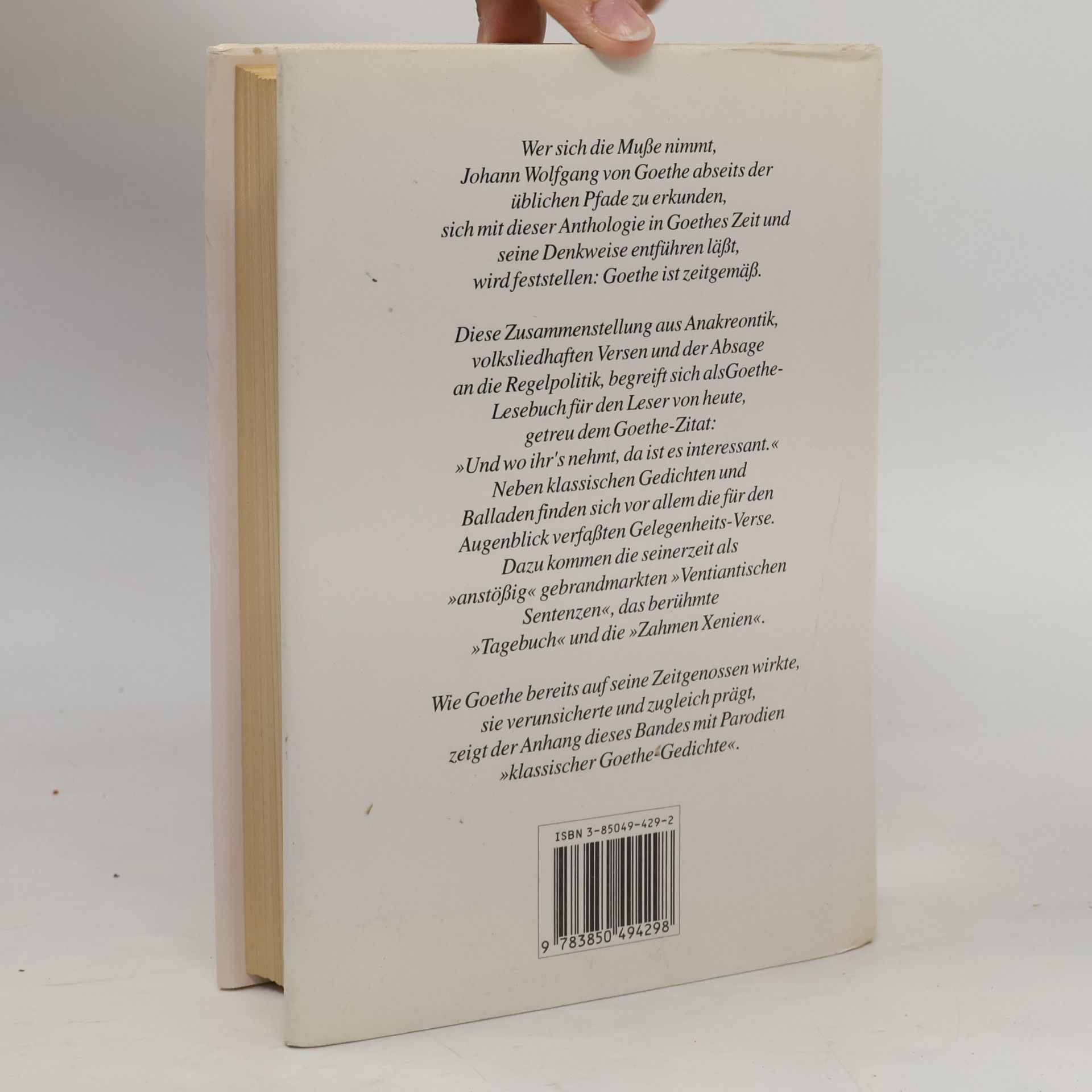 Johann Wolfgang von Goethe Gesammelte Gedichte