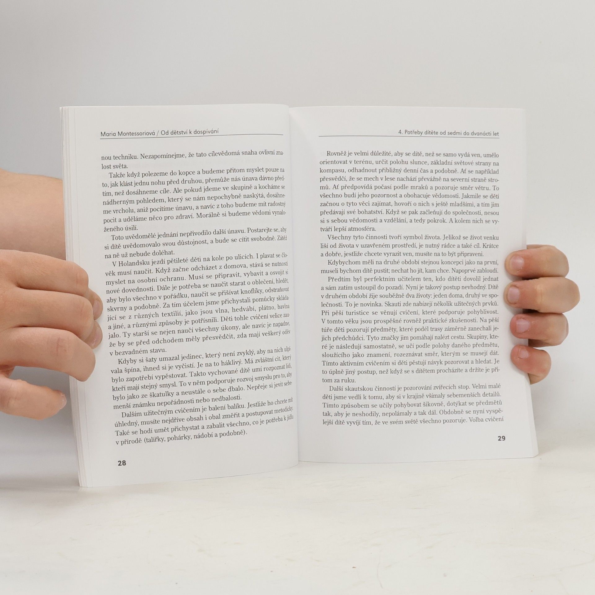 Maria Montessori Od dětství k dospívání