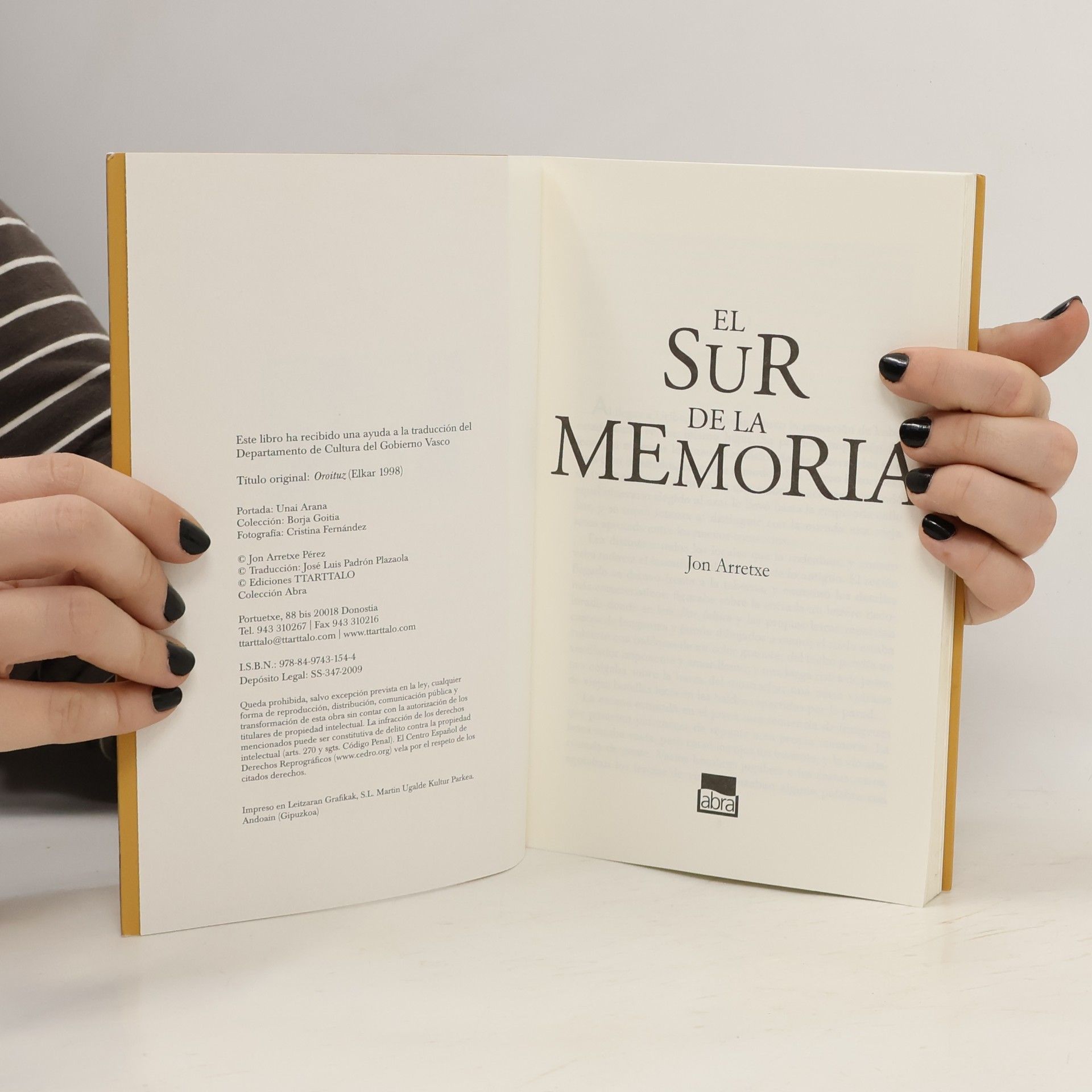 Jon Arretxe Perez Abra - 48: El sur de la memoria