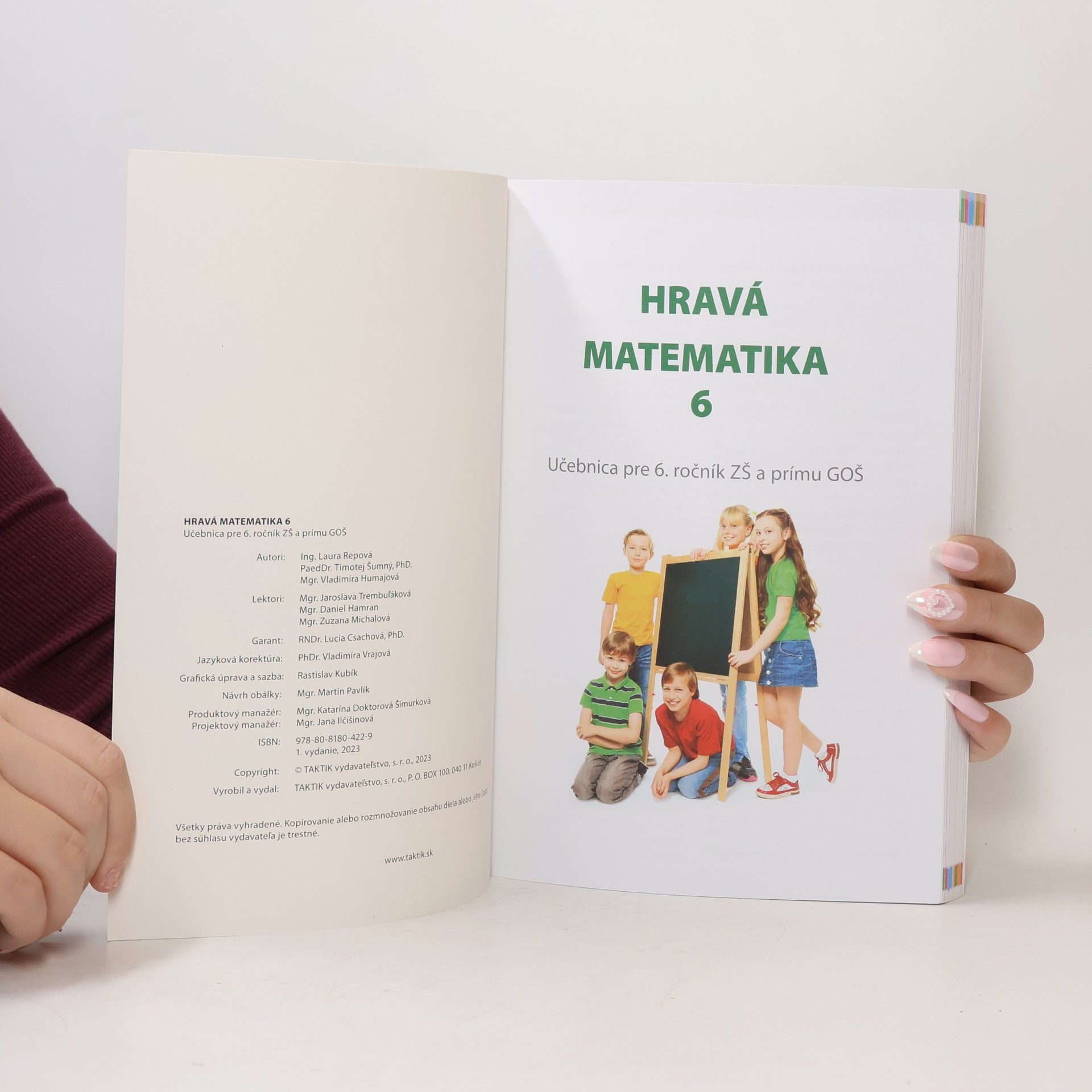 Collectif d'auteurs Hravá matematika. Učebnica pre 6. ročník ZŠ a prímu GOŠ