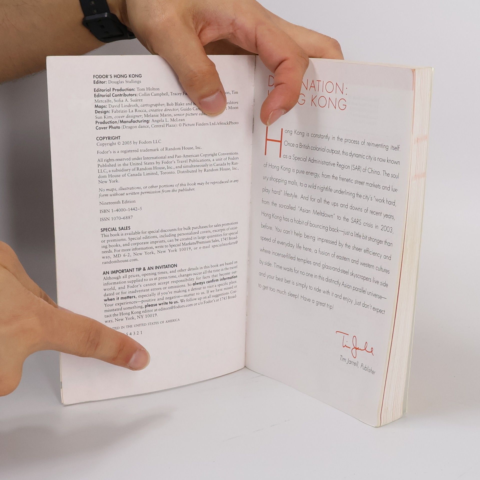 Douglas Stallings Fodor's Hong Kong, 19th Edition