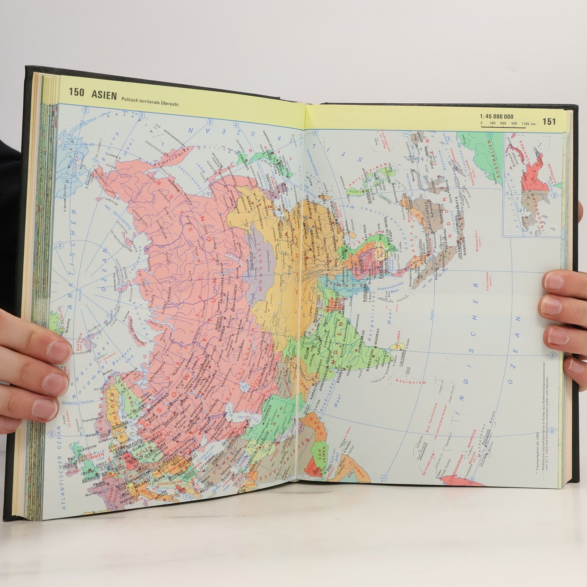Autorenkollektiv Meyers neues Lexikon 17. Atlas-Karten
