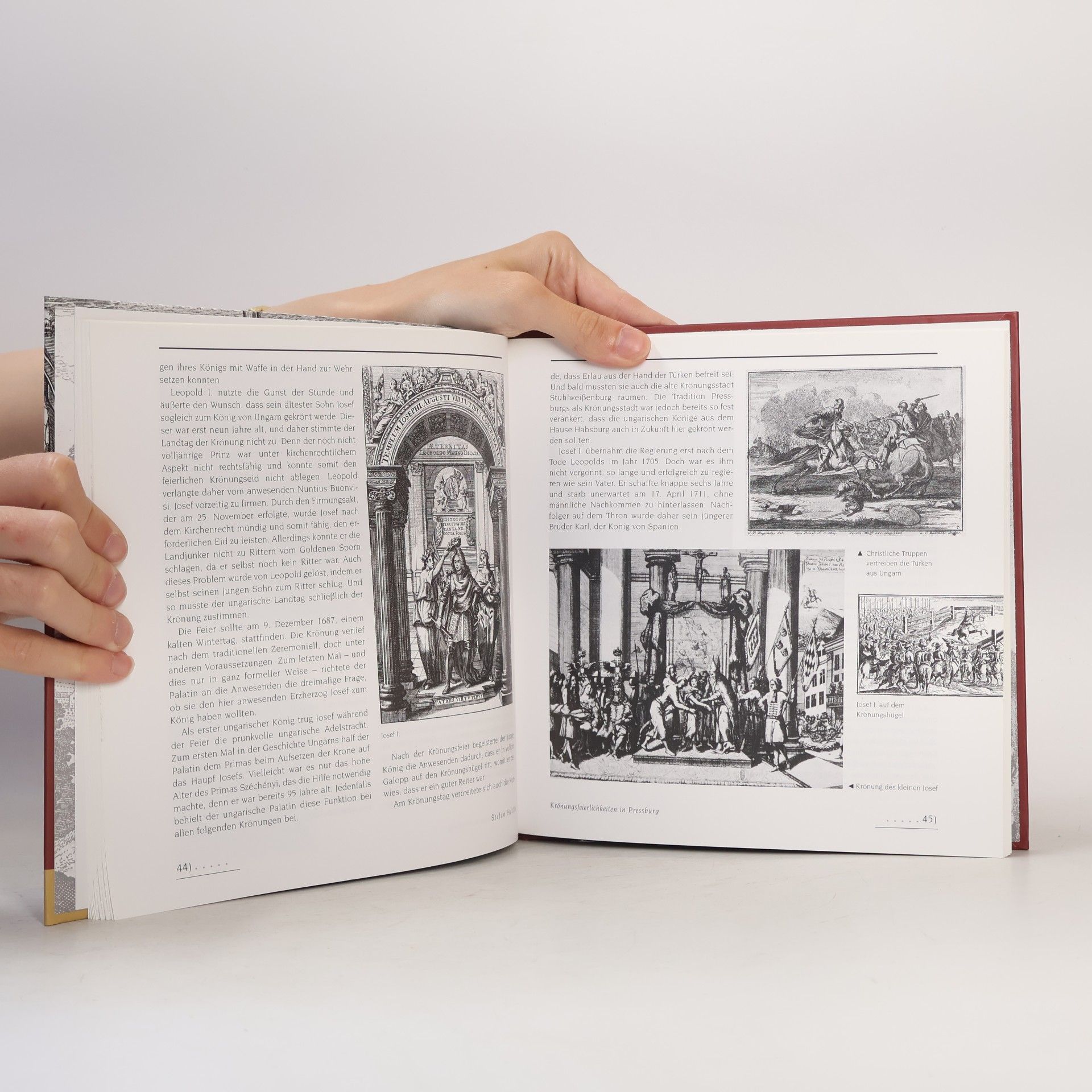 Štefan Holčík Krönungsfeierlichkeiten in Pressburg : 1563-1830