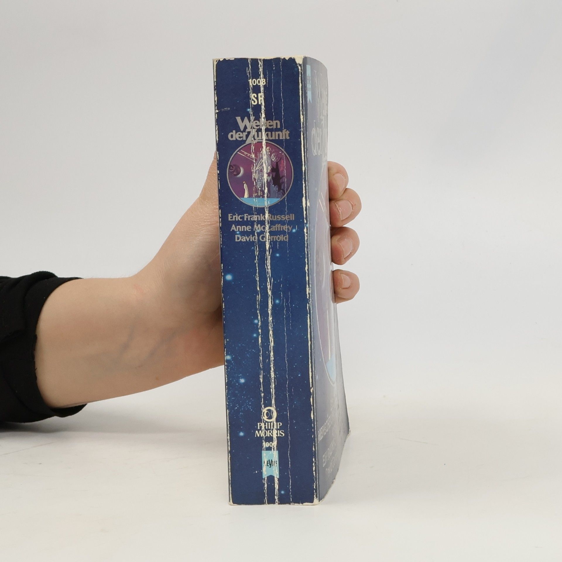 Wolfgang Jeschke Welten der Zukunft, Chroniken aus Raum und Zeit. Bd.8. Russell 'Menschen, Marsianer und Maschinen'; MacCaffrey 'Ein Raumschiff namens Helva'; Gerrold 'Ich bin Harlie'