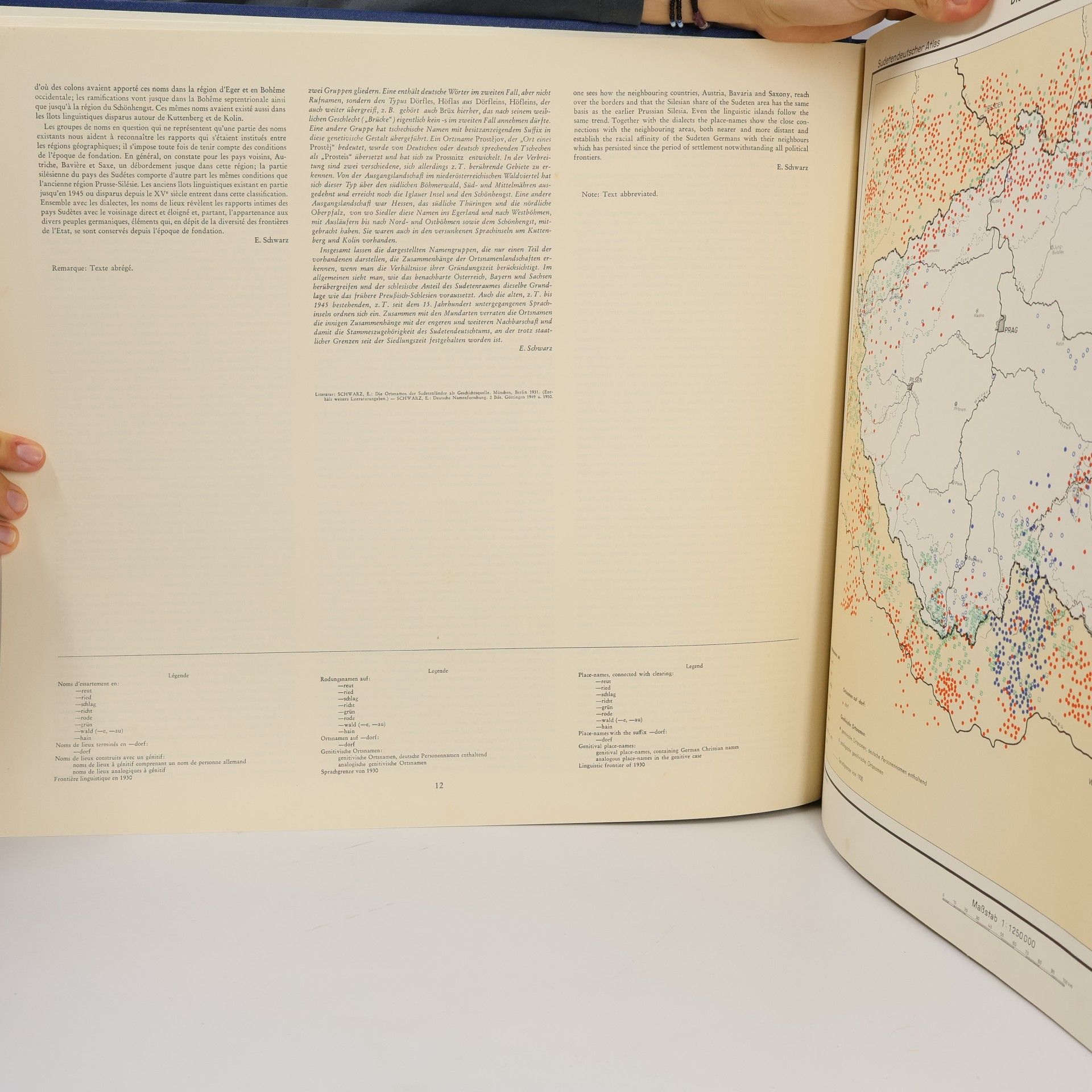Prof. Dr. E. Meynen Sudetendeutscher Atlas