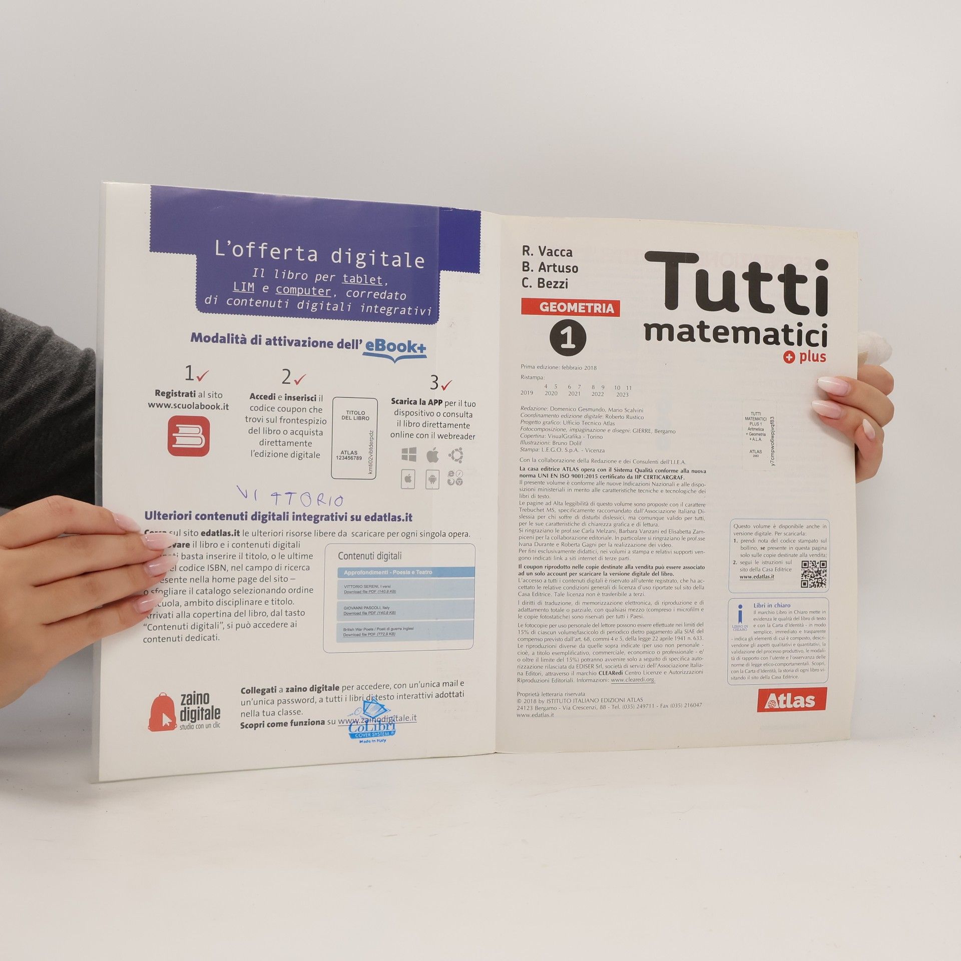 Autorenkollektiv Tutti matematici 1. Geometria