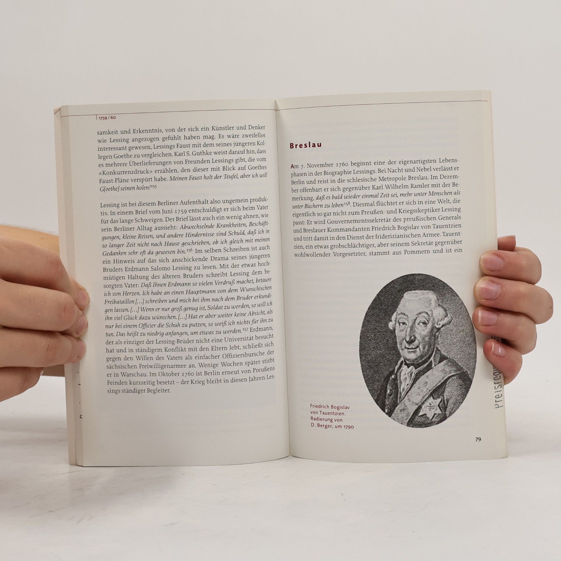 Wilhelm von Sternburg Gotthold Ephraim Lessing