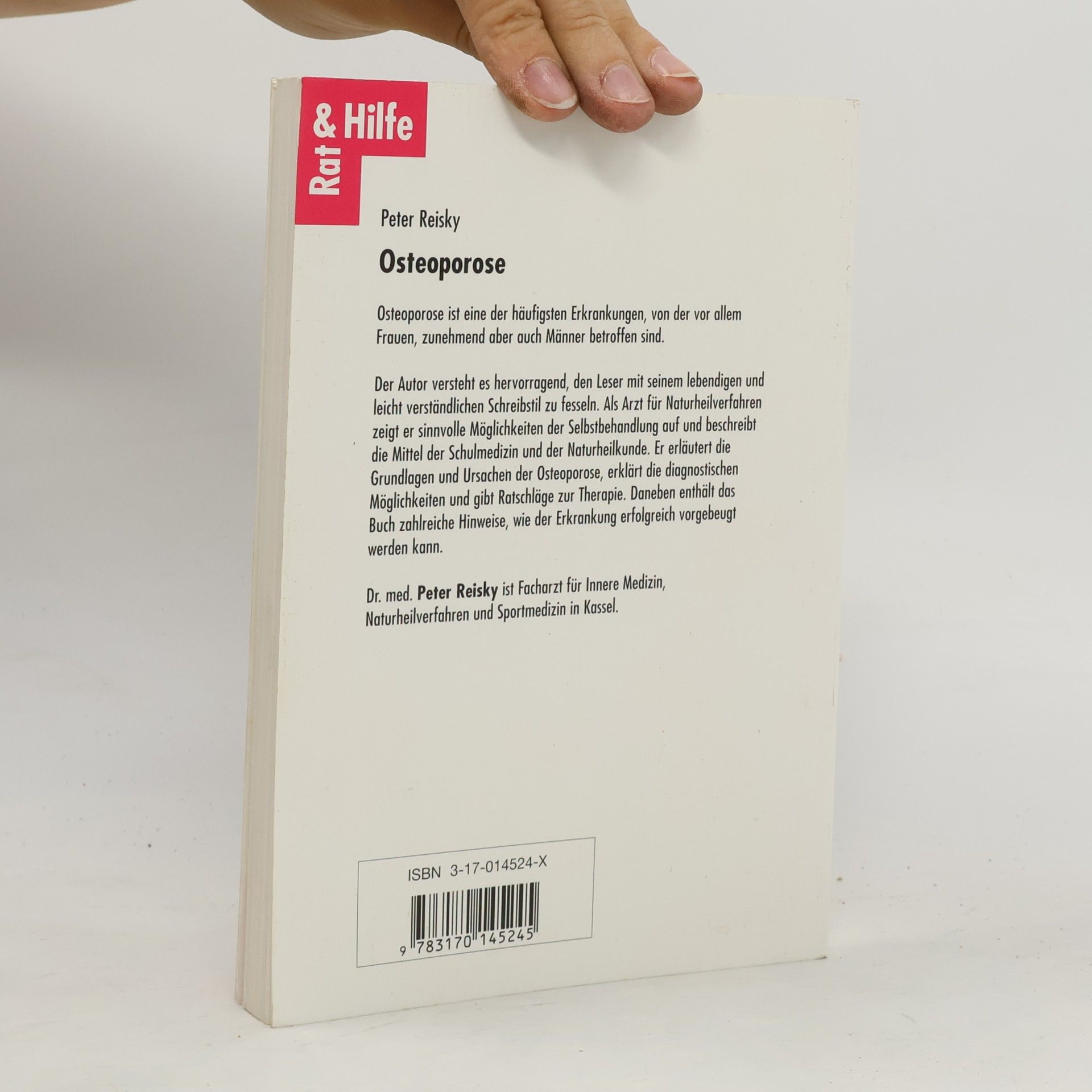 Peter Reisky Rat & Hilfe: Osteoporose