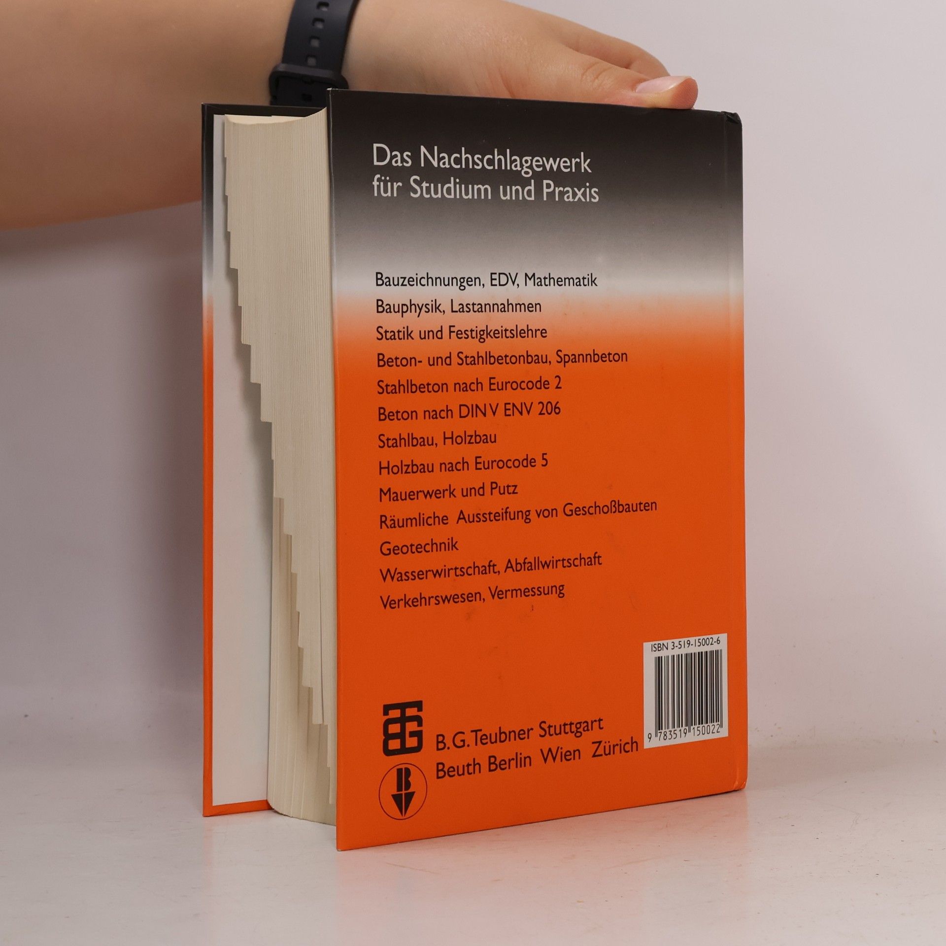 Reinhard Wendehorst Bautechnische Zahlentafeln