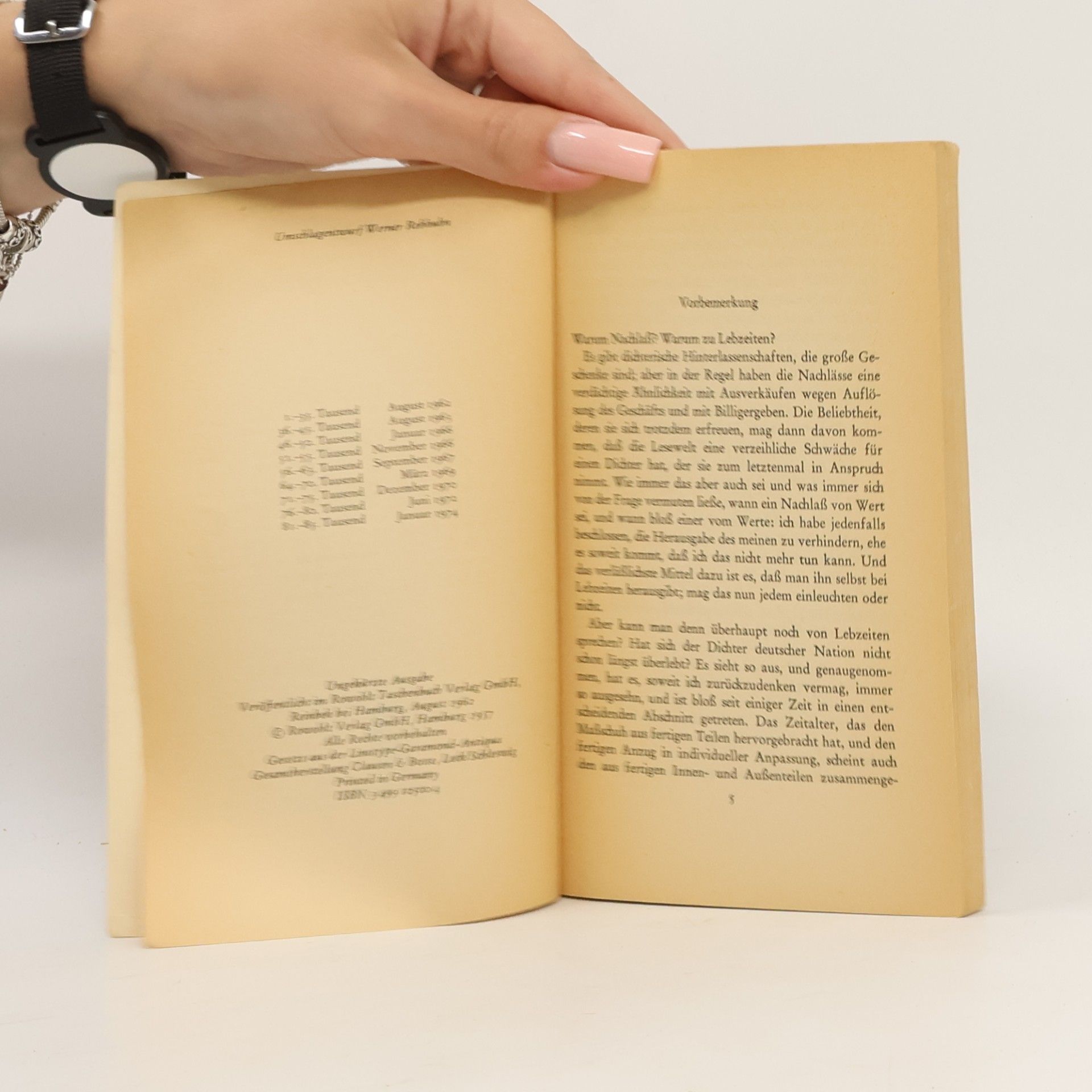 Robert Musil Nachlass zu Lebzeiten