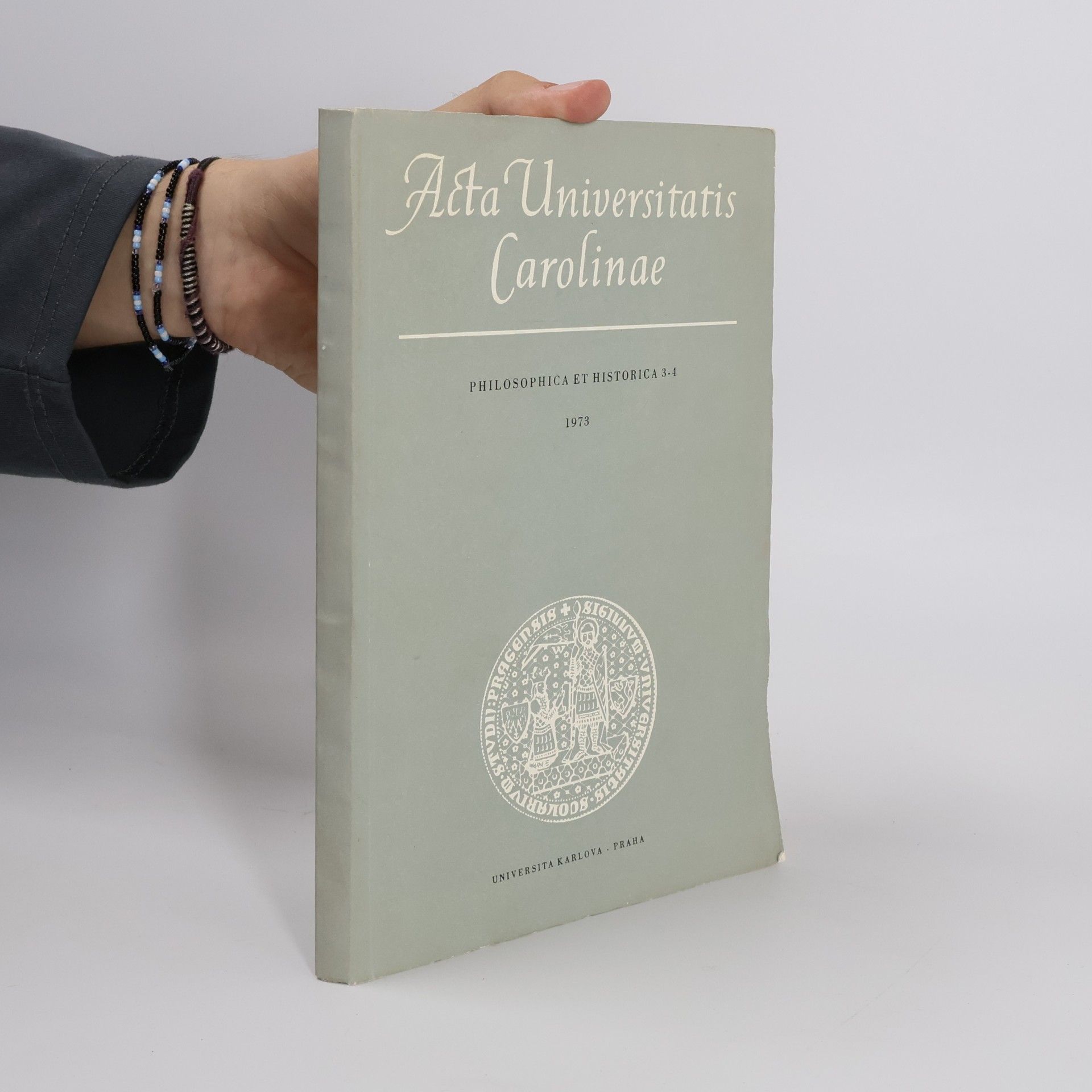 Kolektiv autorů Acta Universitatis Carolinae – Philosophica et Historica 3–4, Studia Historica IX–X