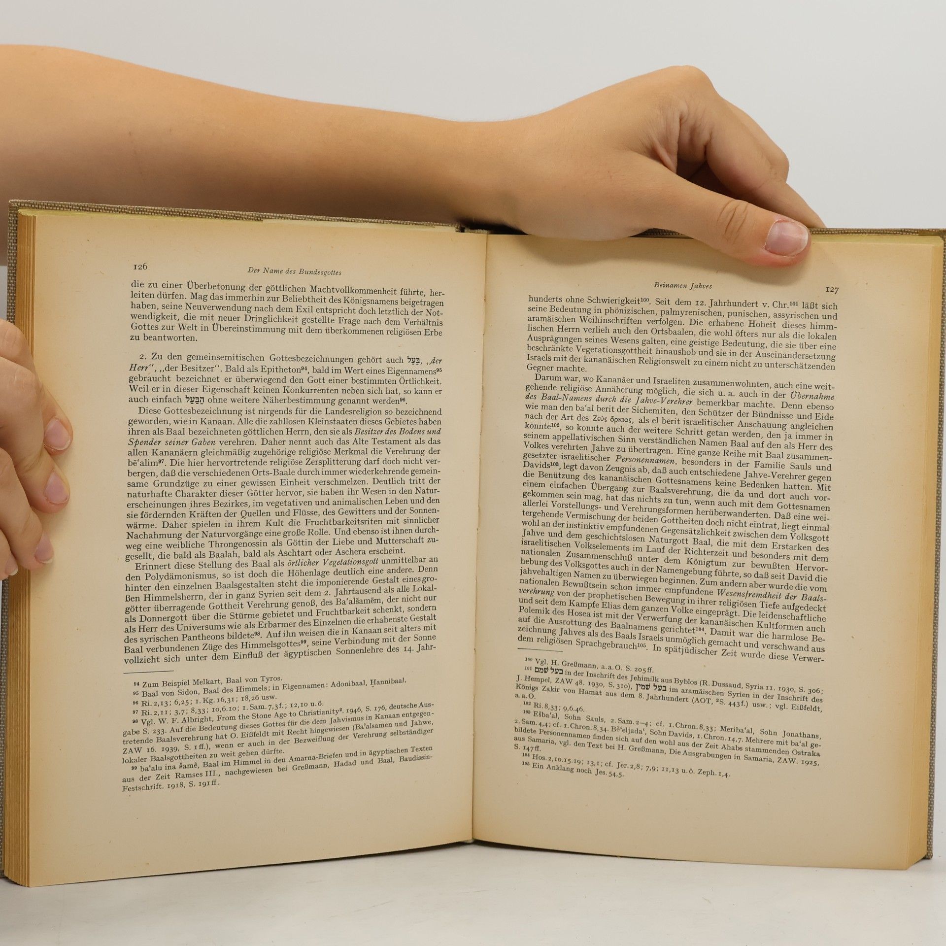 Walther Eichrodt Theologie des Alten Testaments I