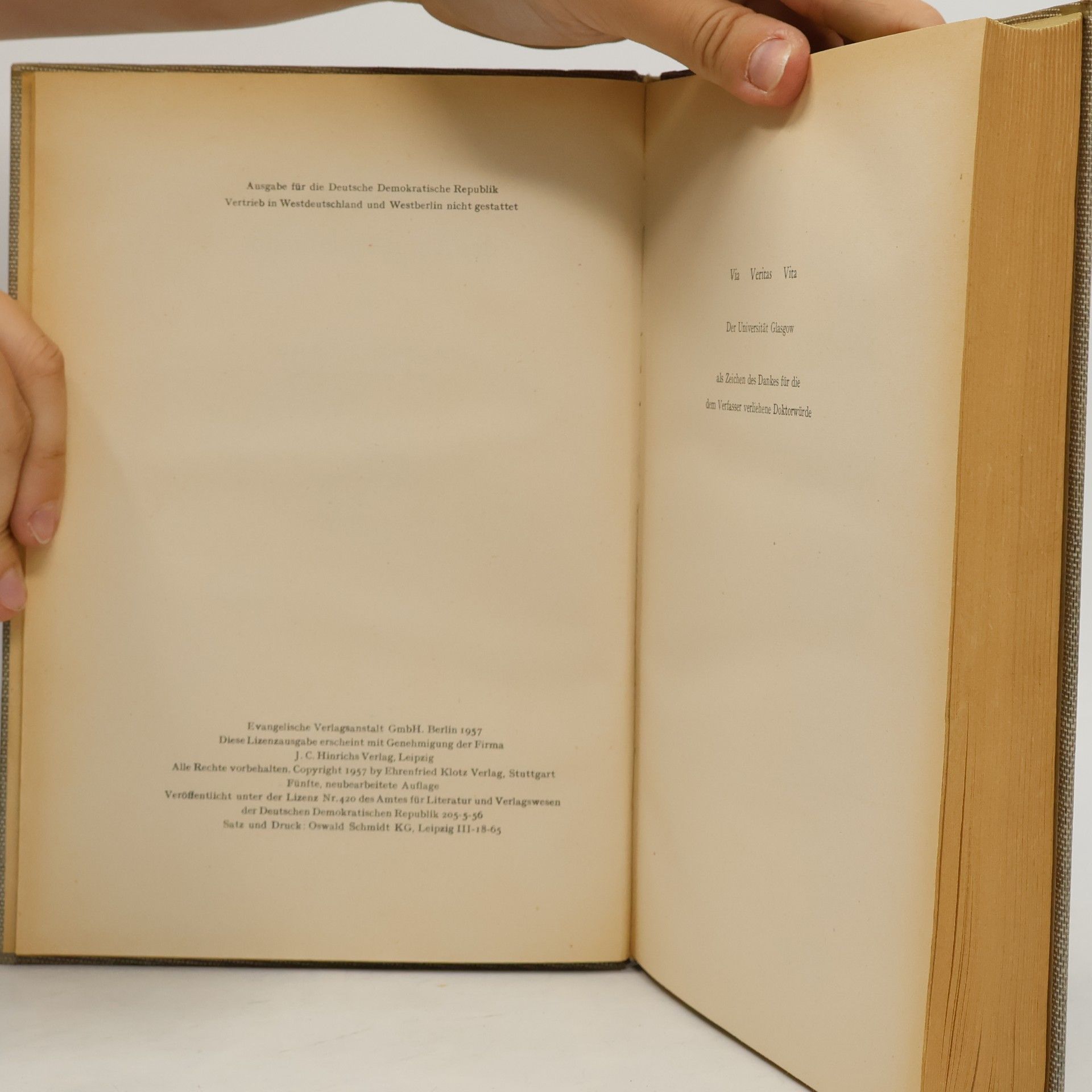 Walther Eichrodt Theologie des Alten Testaments I