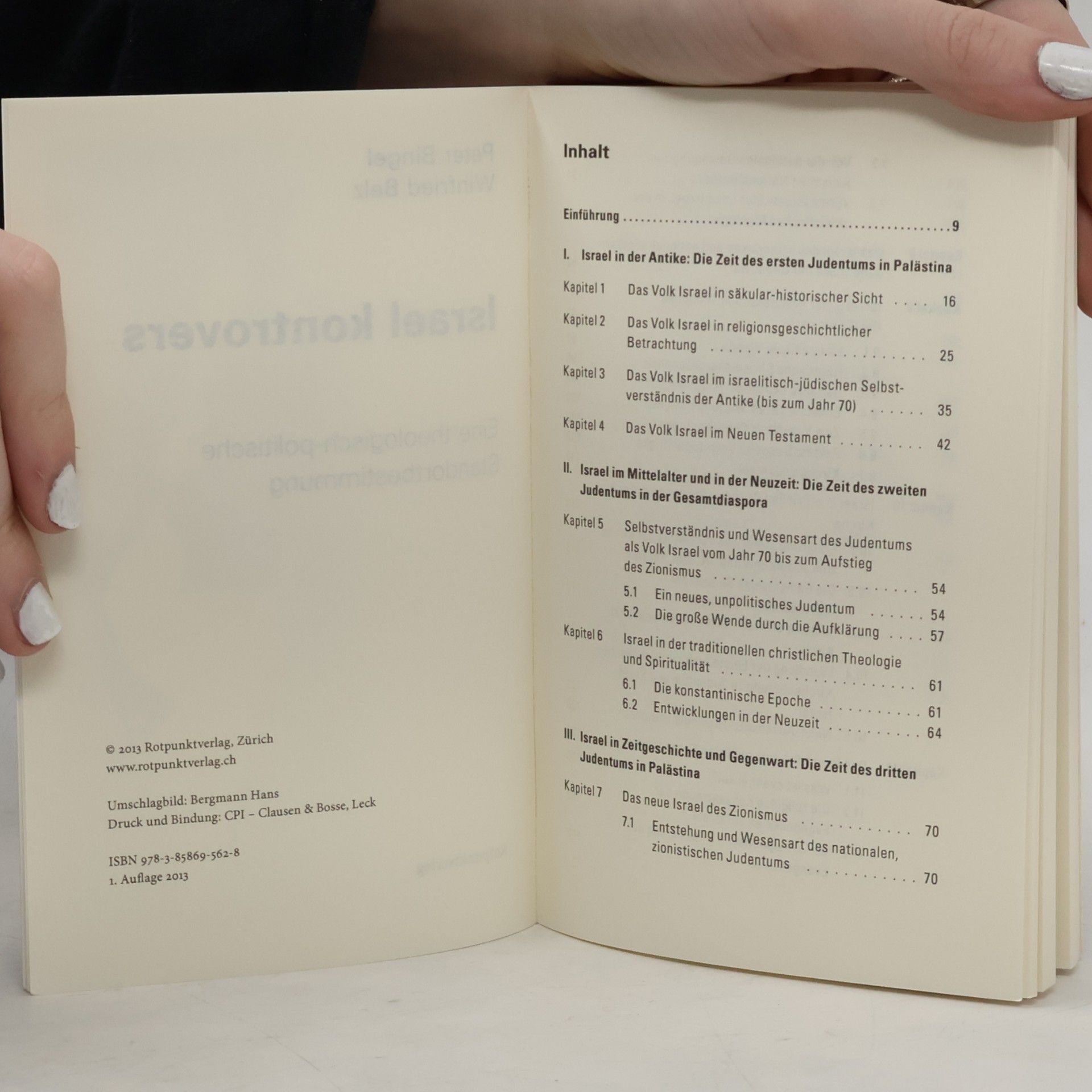 Winfried Belz Israel kontrovers: Eine theologisch-politische Standortbestimmung
