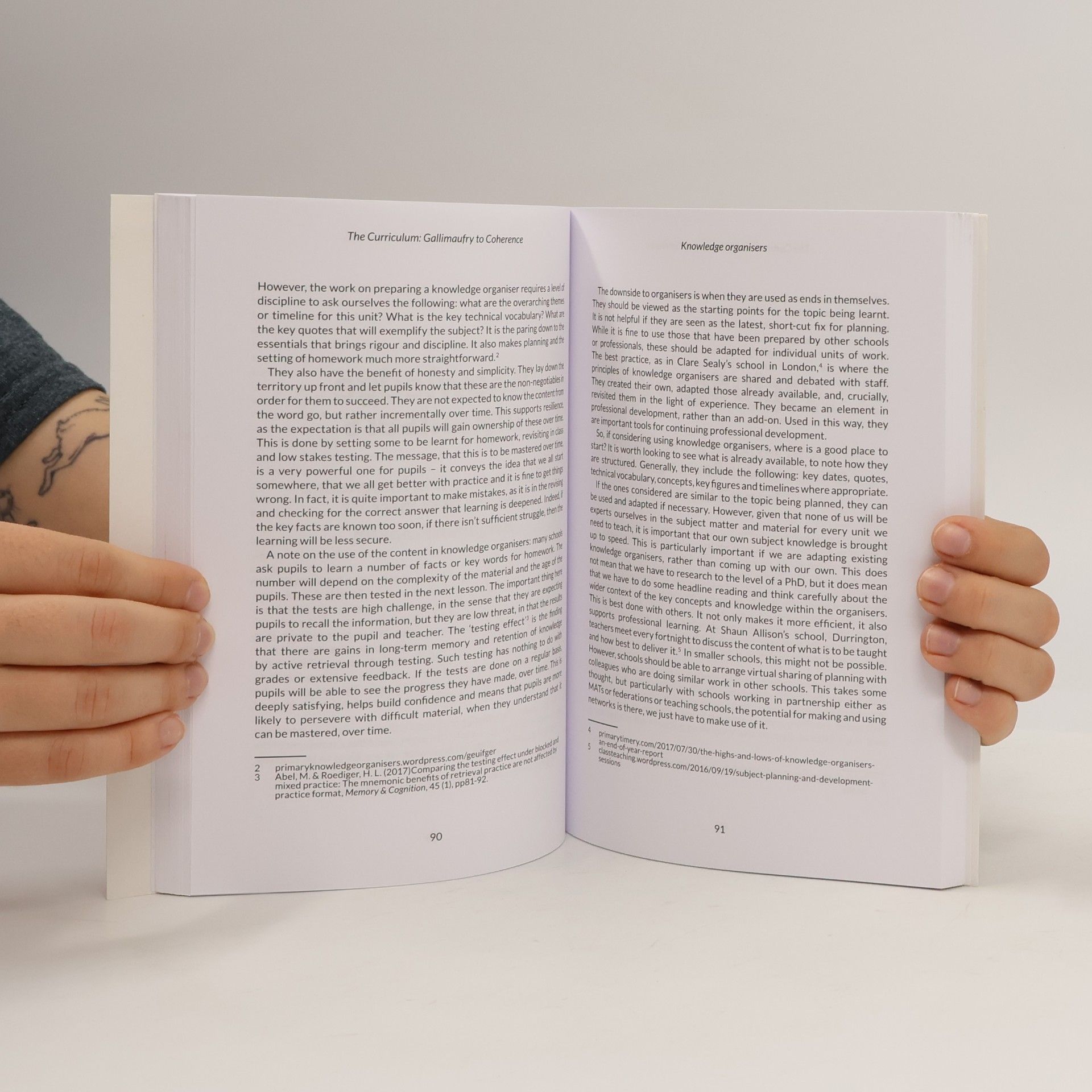Mary Myatt The Curriculum