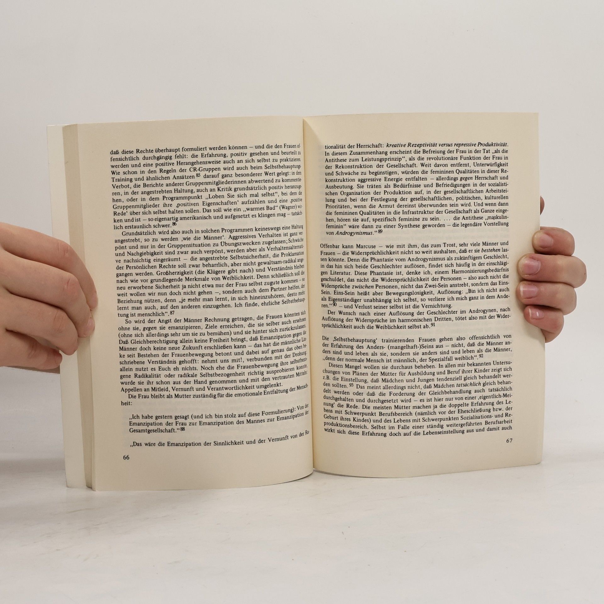 Barbara Rendtorff Focus kritische Universität: Weibliches Prinzip - weibliche Praxis