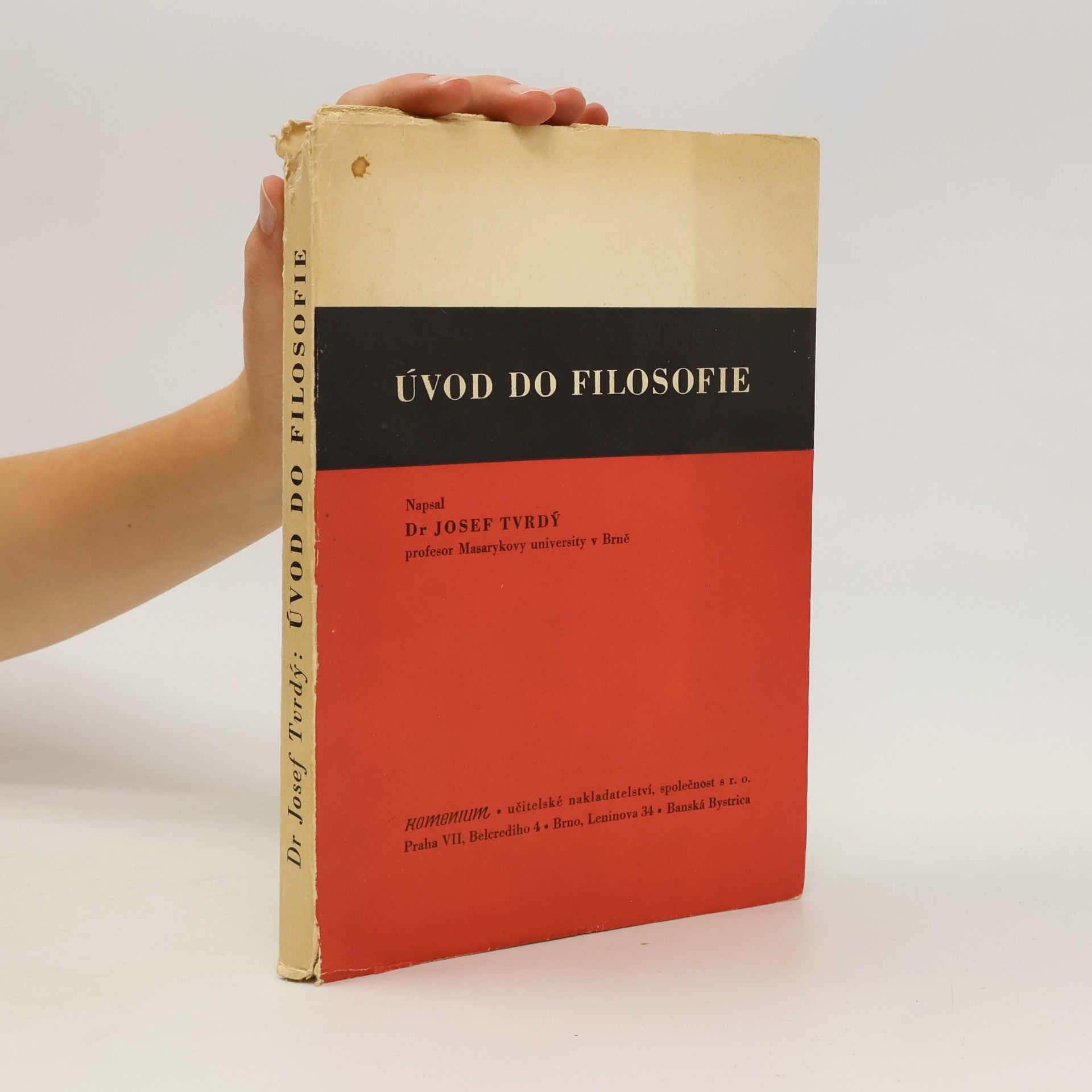 Tvrdý Josef Úvod do filosofie