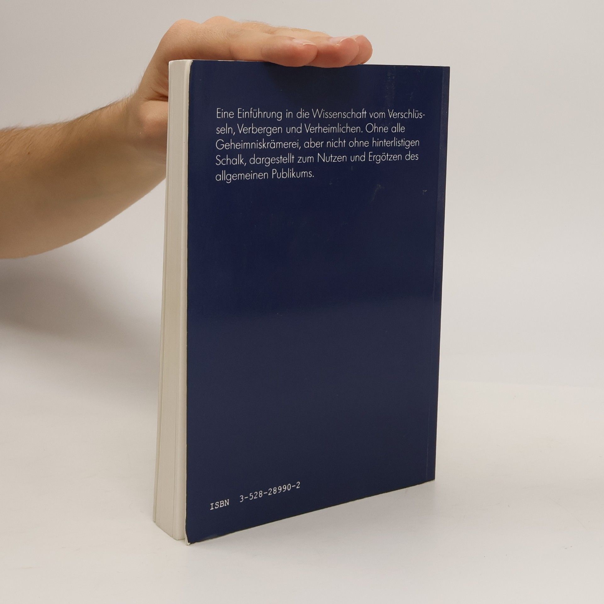 Albrecht Beutelspacher Kryptologie