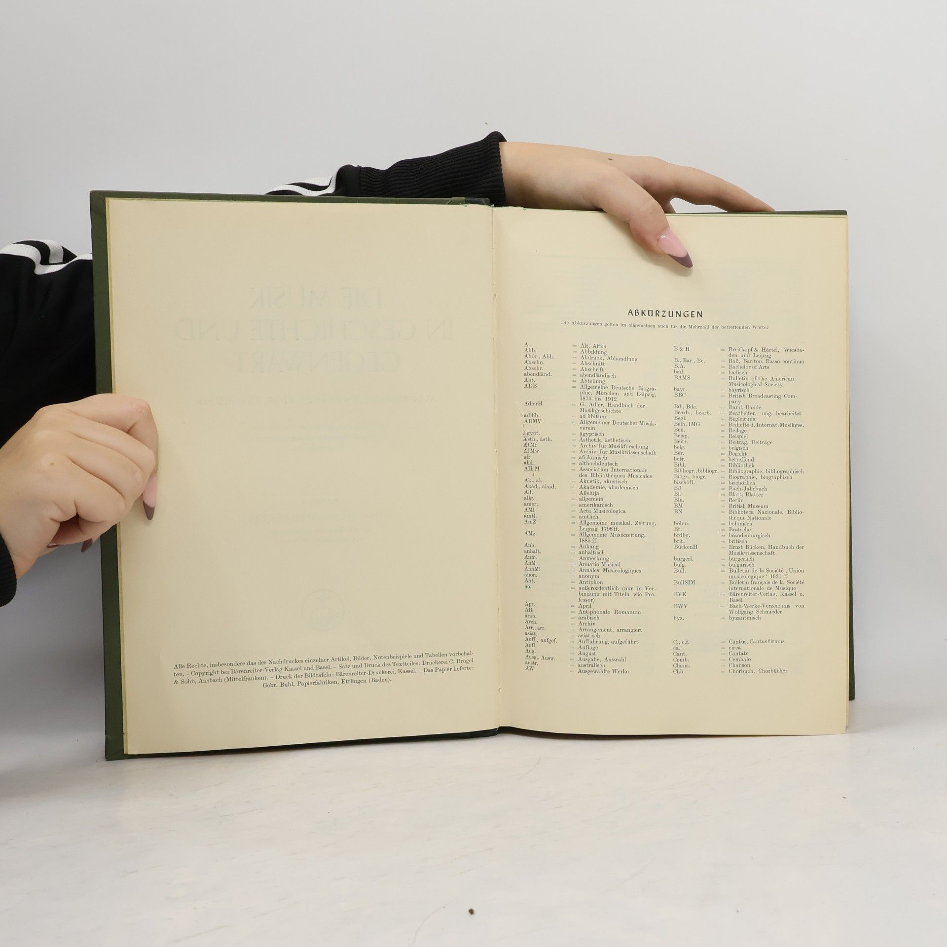 Autorenkollektiv Die Musik in Geschichte und Gegenwart 4