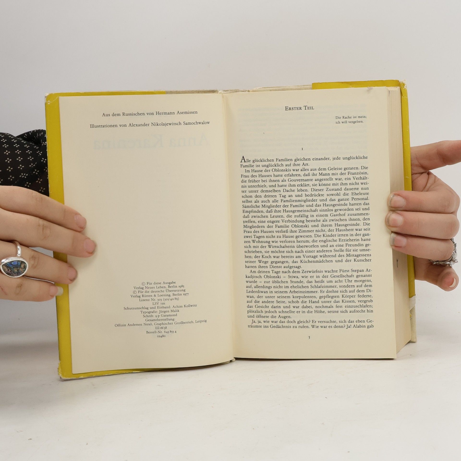 Lew Nikolajewitsch Tolstoi Anna Karenina