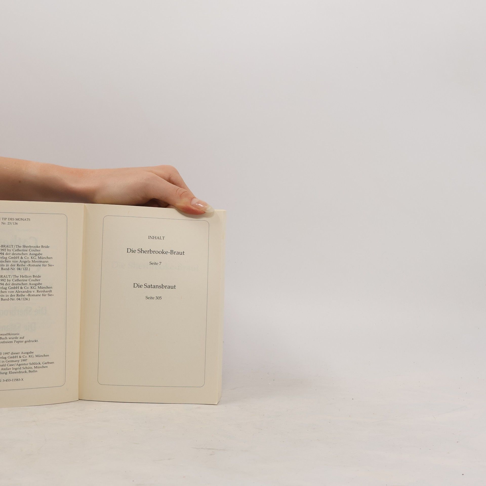 Catherine Coulter Die Sherbrooke-Braut / Die Satansbraut. Zwei leidenschaftliche Liebesromane.