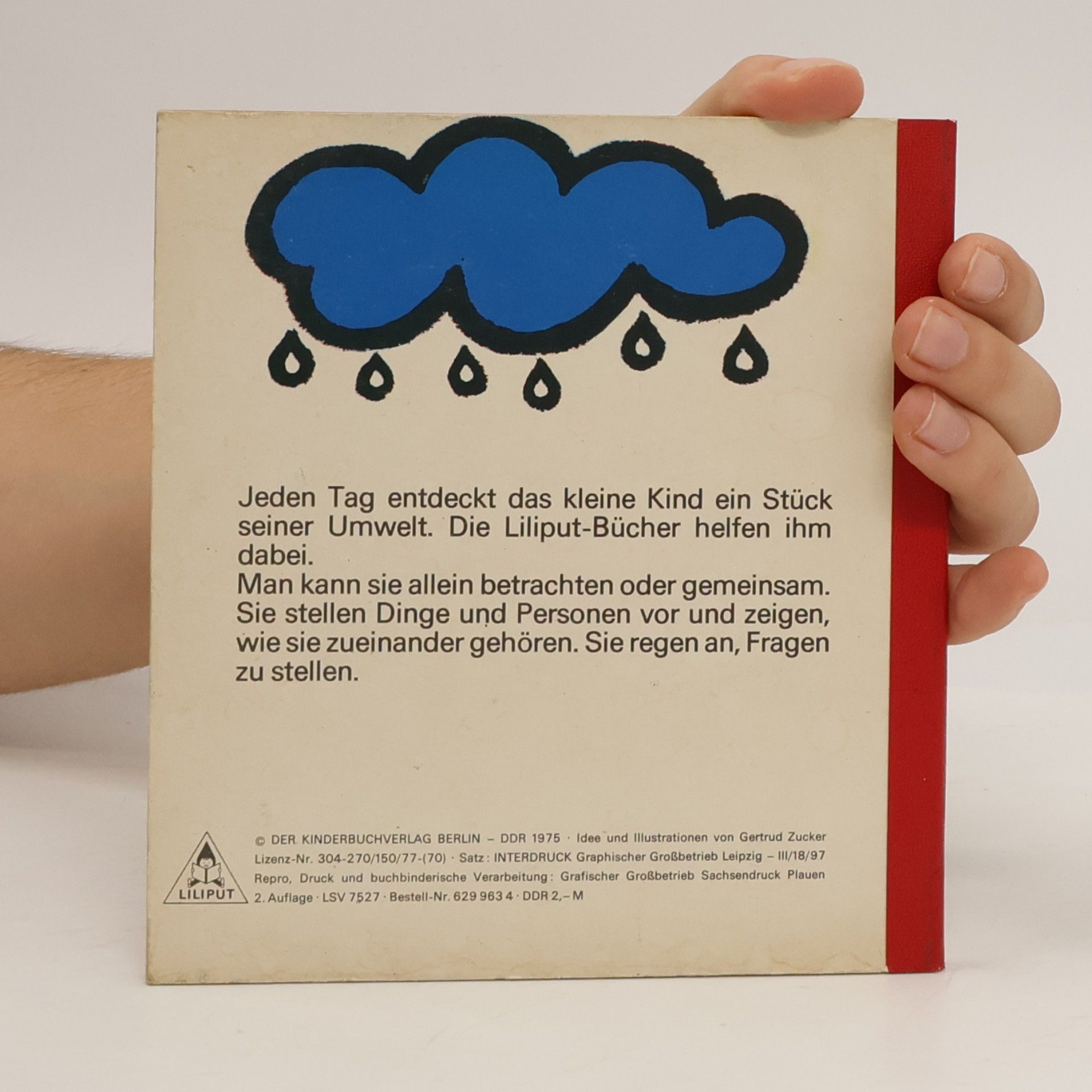 Gertrud Zucker Die Blume trinkt den Regen