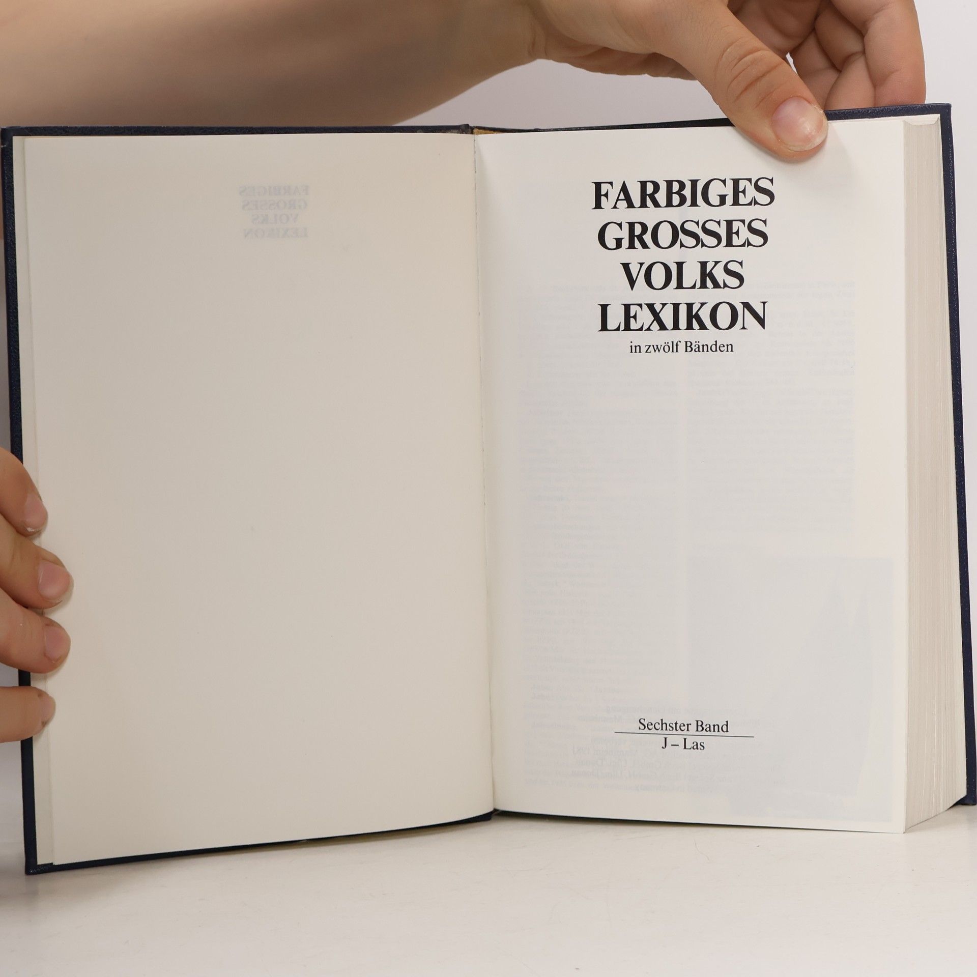 Autorenkollektiv Farbiges Grosses Volks Lexikon 6. J-Las