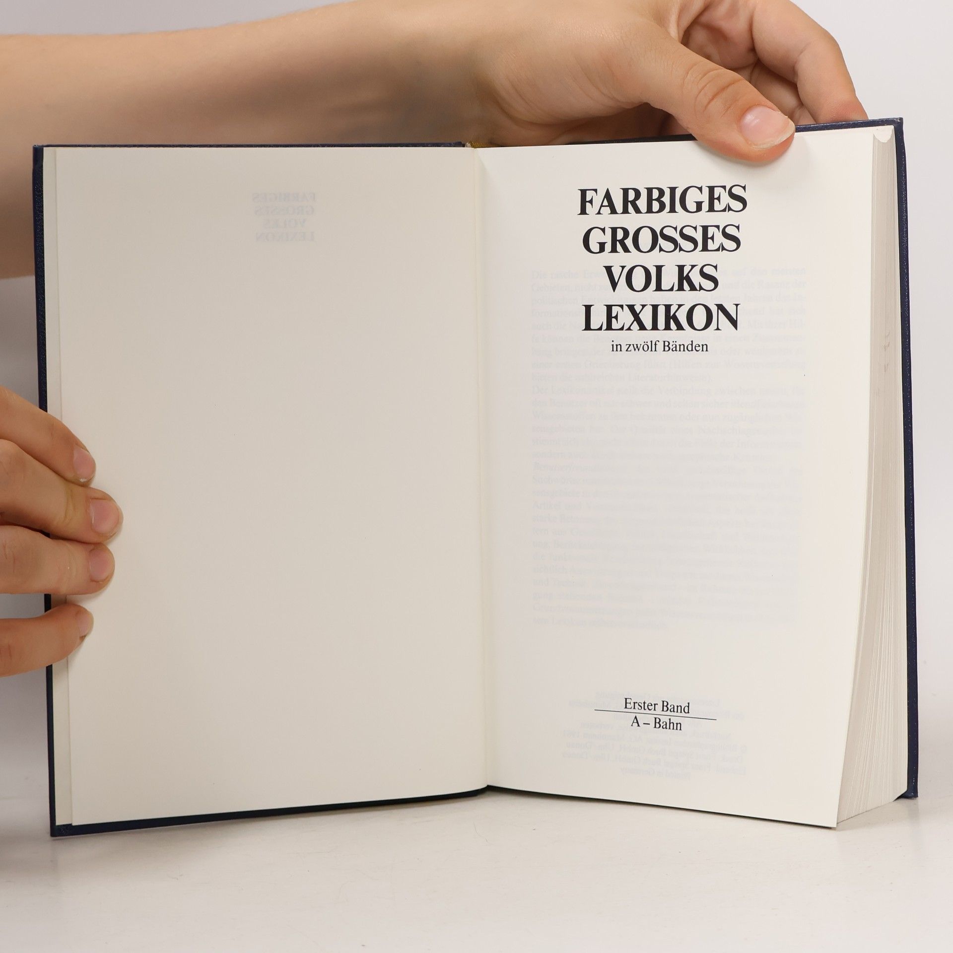 kolektiv FARBIGES GROSSES VOLKS LEXIKON 1