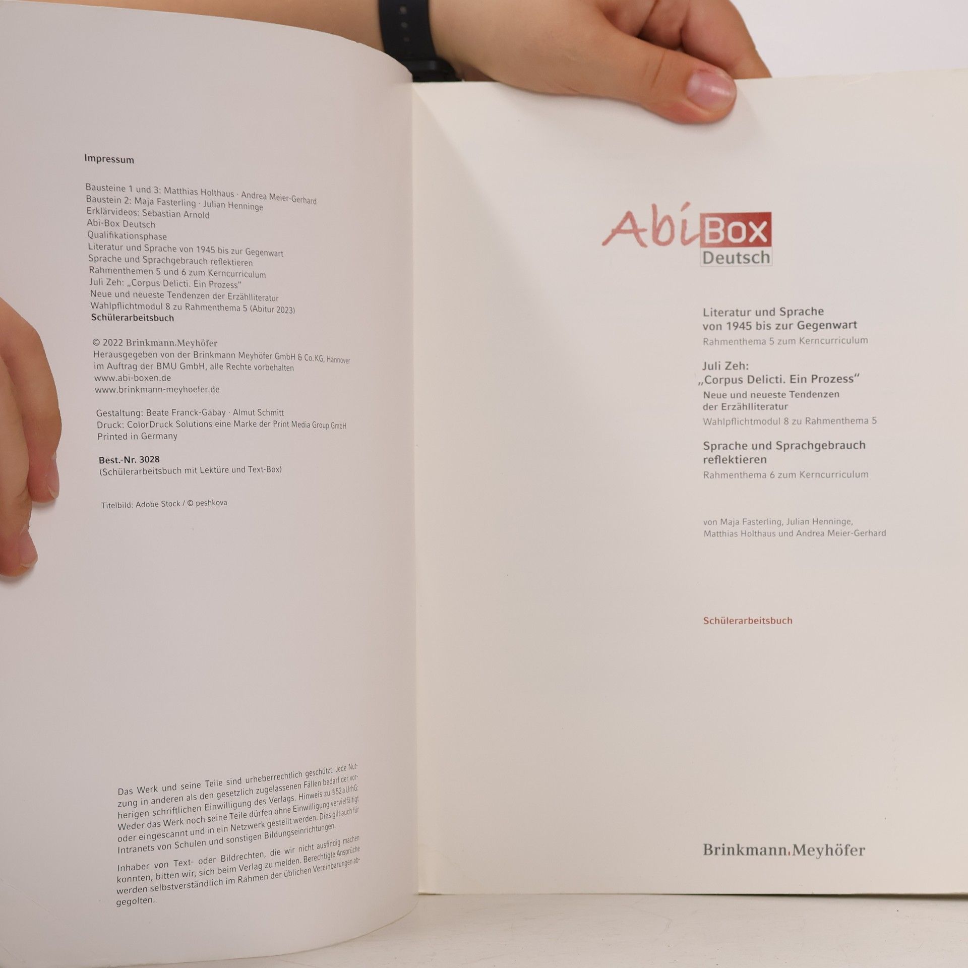 Autorenkollektiv AbiBox Deutsch. Schülerarbeitsbuch