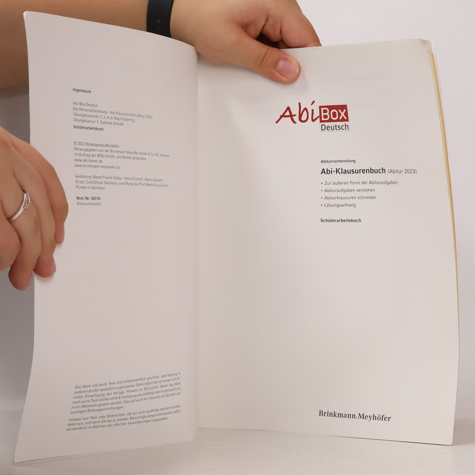 Maja Fasterling Abi-Klausurenbuch