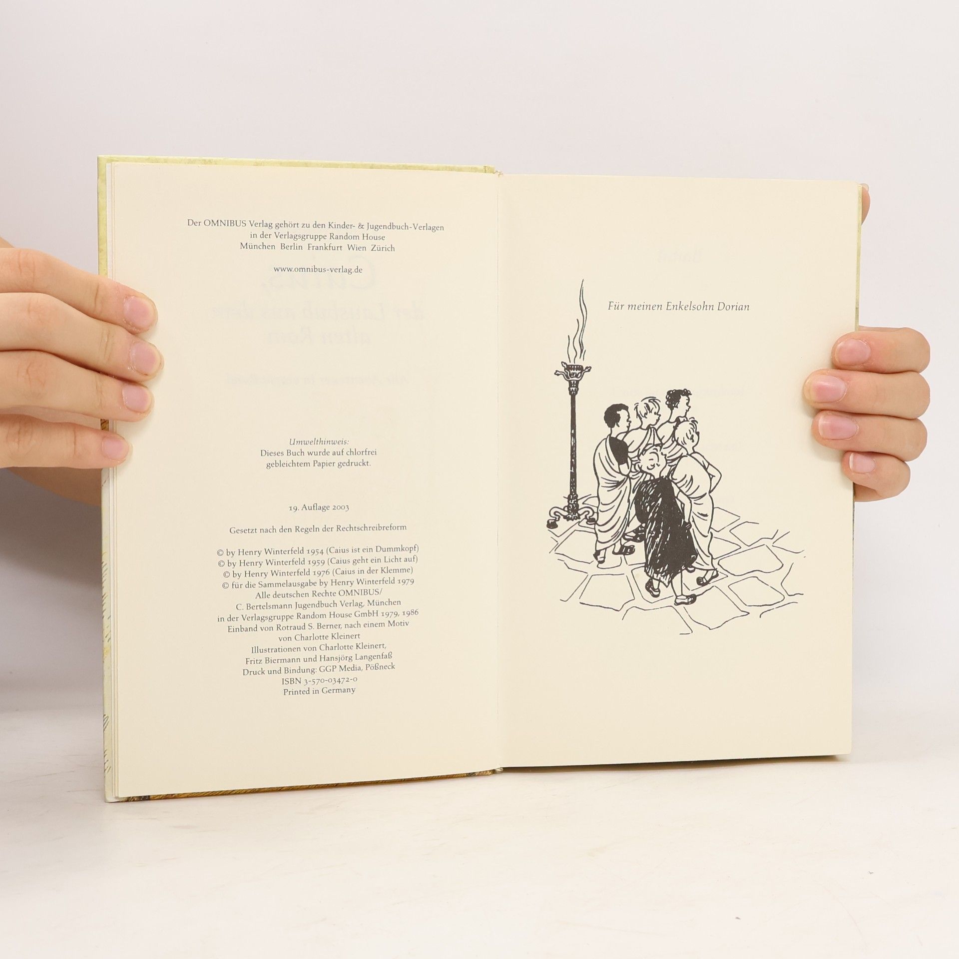 Henry Winterfeld Caius, der Lausbub aus dem alten Rom
