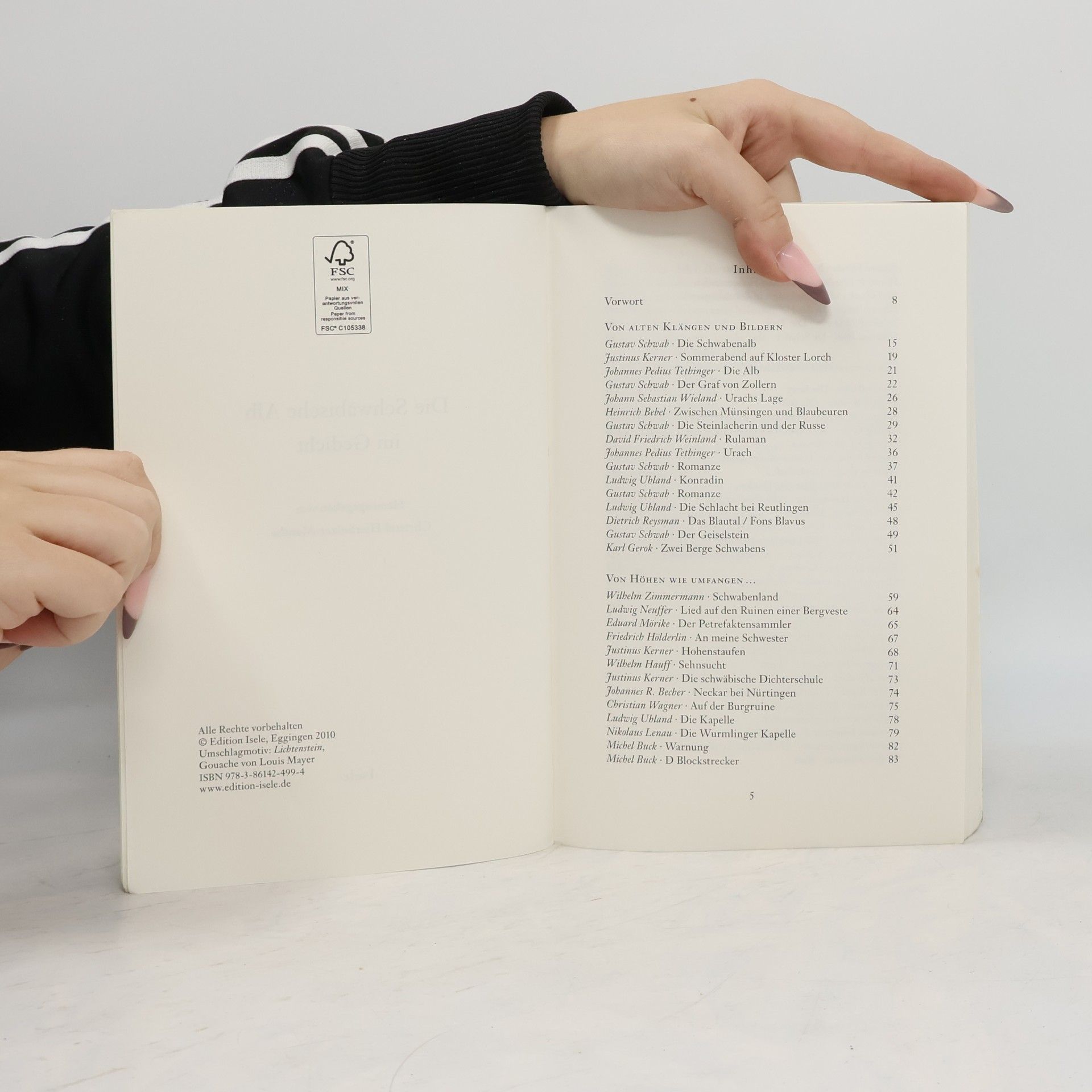 Christel Hierholzer-Mauthe Die Schwäbische Alb im Gedicht