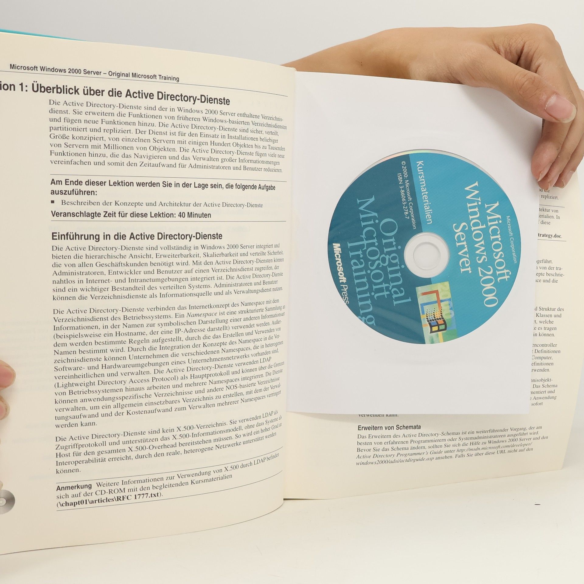Microsoft Windows 2000 Server - original Microsoft-Training