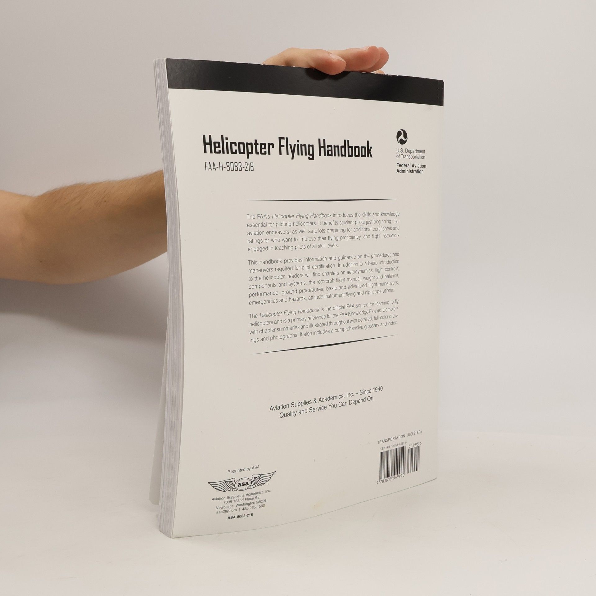 U.S. Department of Transportation Helicopter Flying Handbook