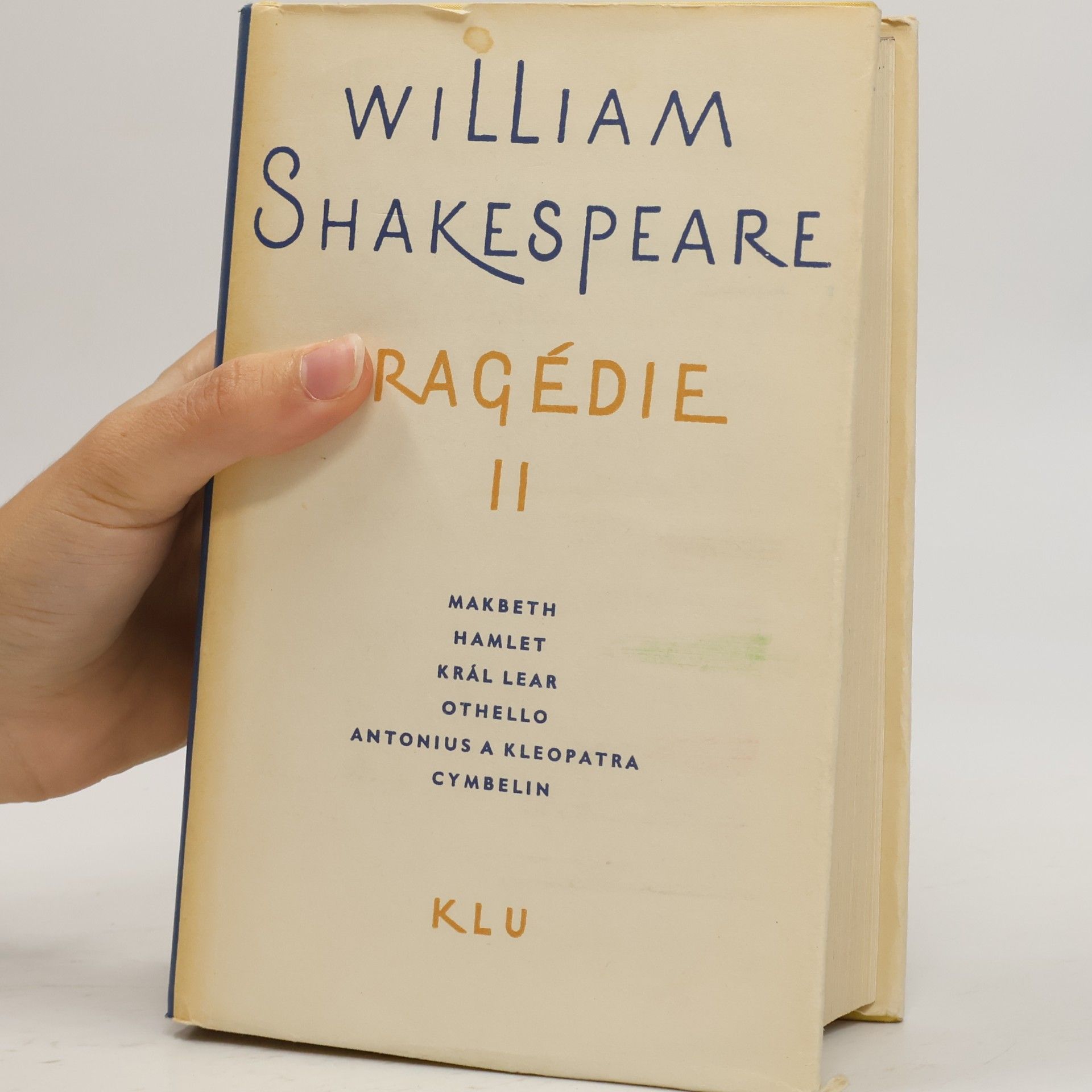 William Shakespeare Tragédie II.