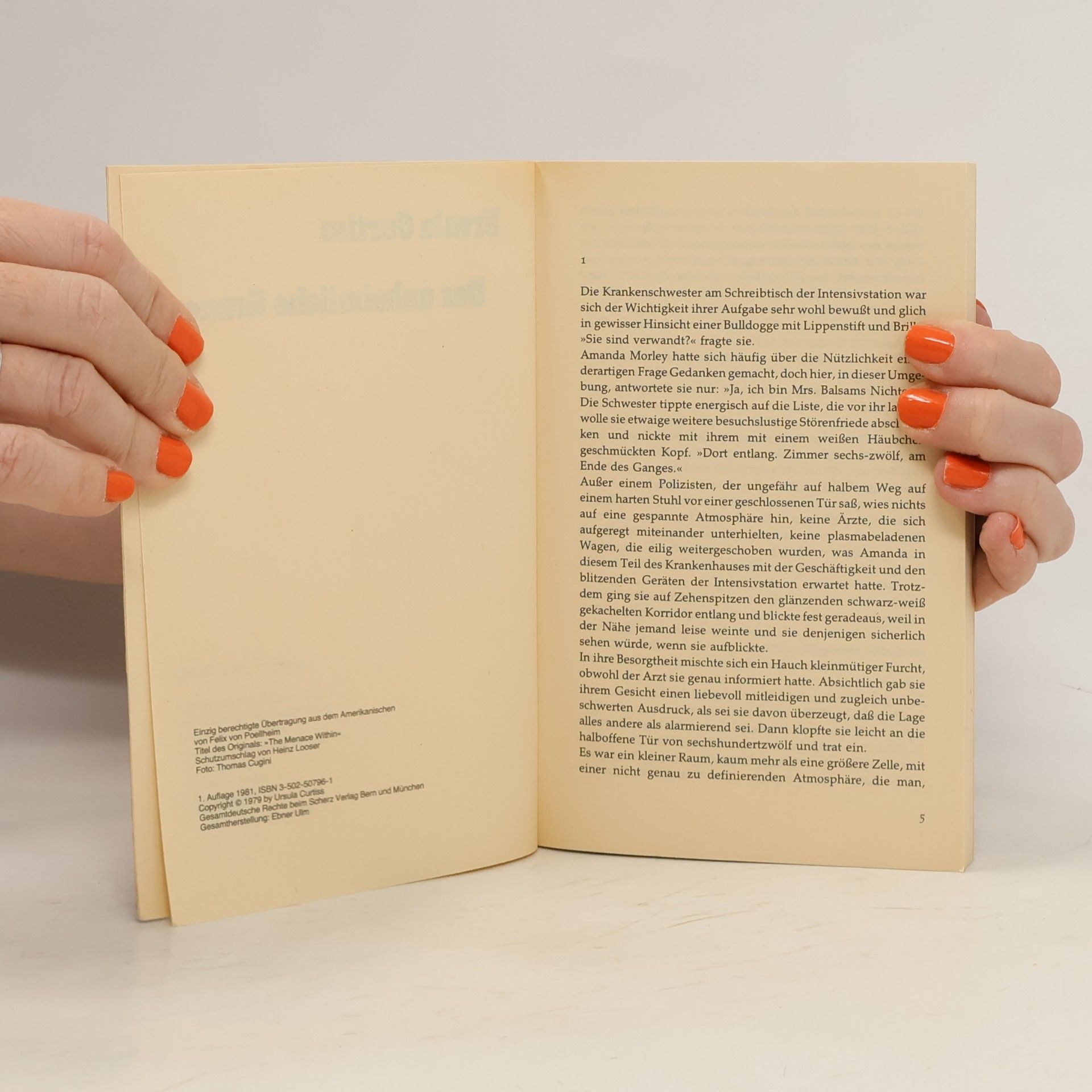 Ursula Reilly Curtiss Das unheimliche Grauen