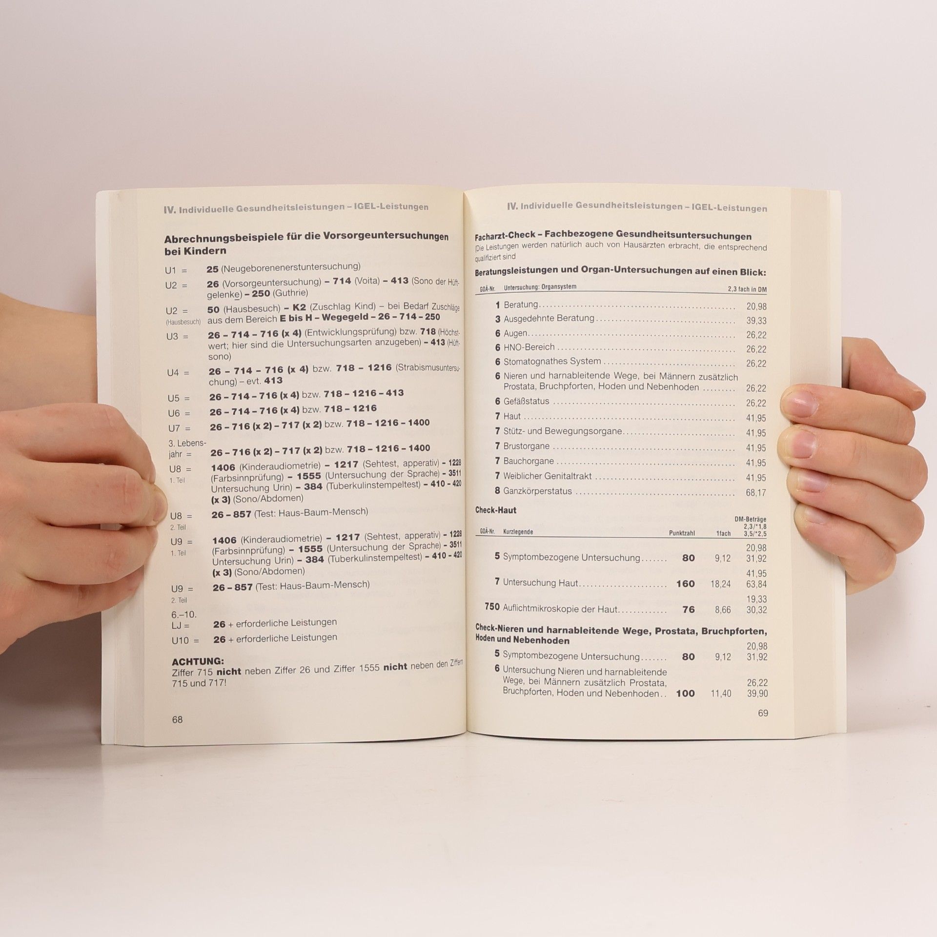 Dr. Peter M. Hermanns Igel-Liste 98