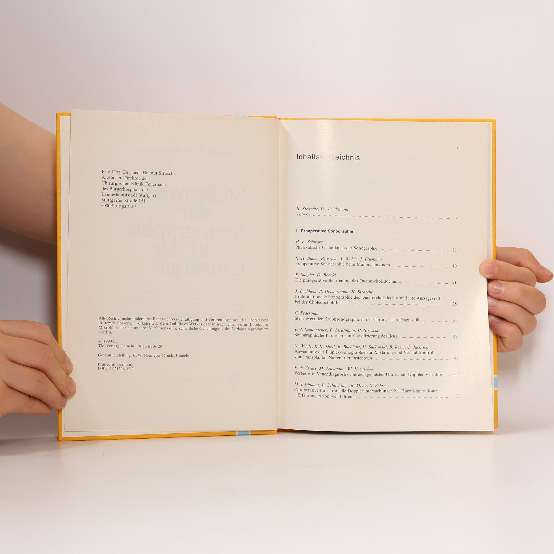 Various authors Stellenwert der sonographie in der Chirurgie