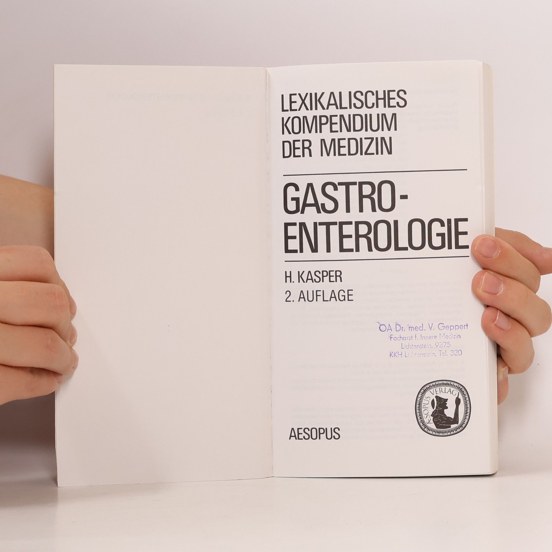 Heinrich Kasper Gastroenterologie