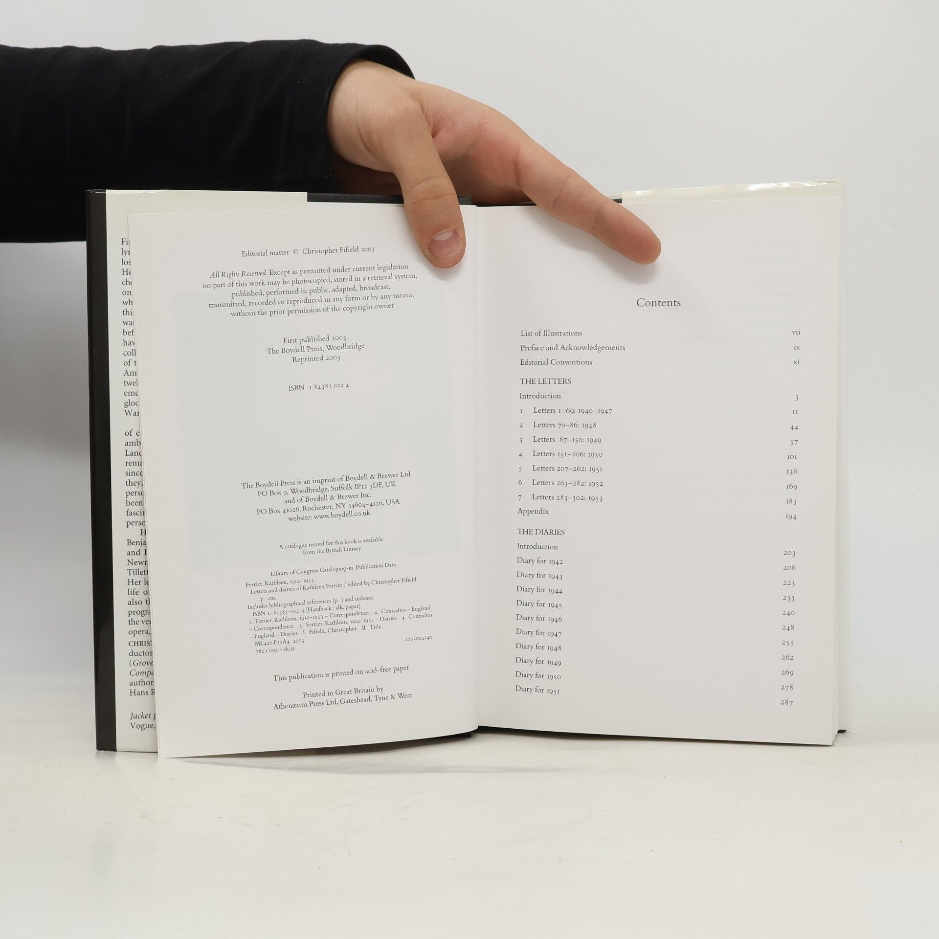 Kathleen Ferrier Letters and Diaries of Kathleen Ferrier
