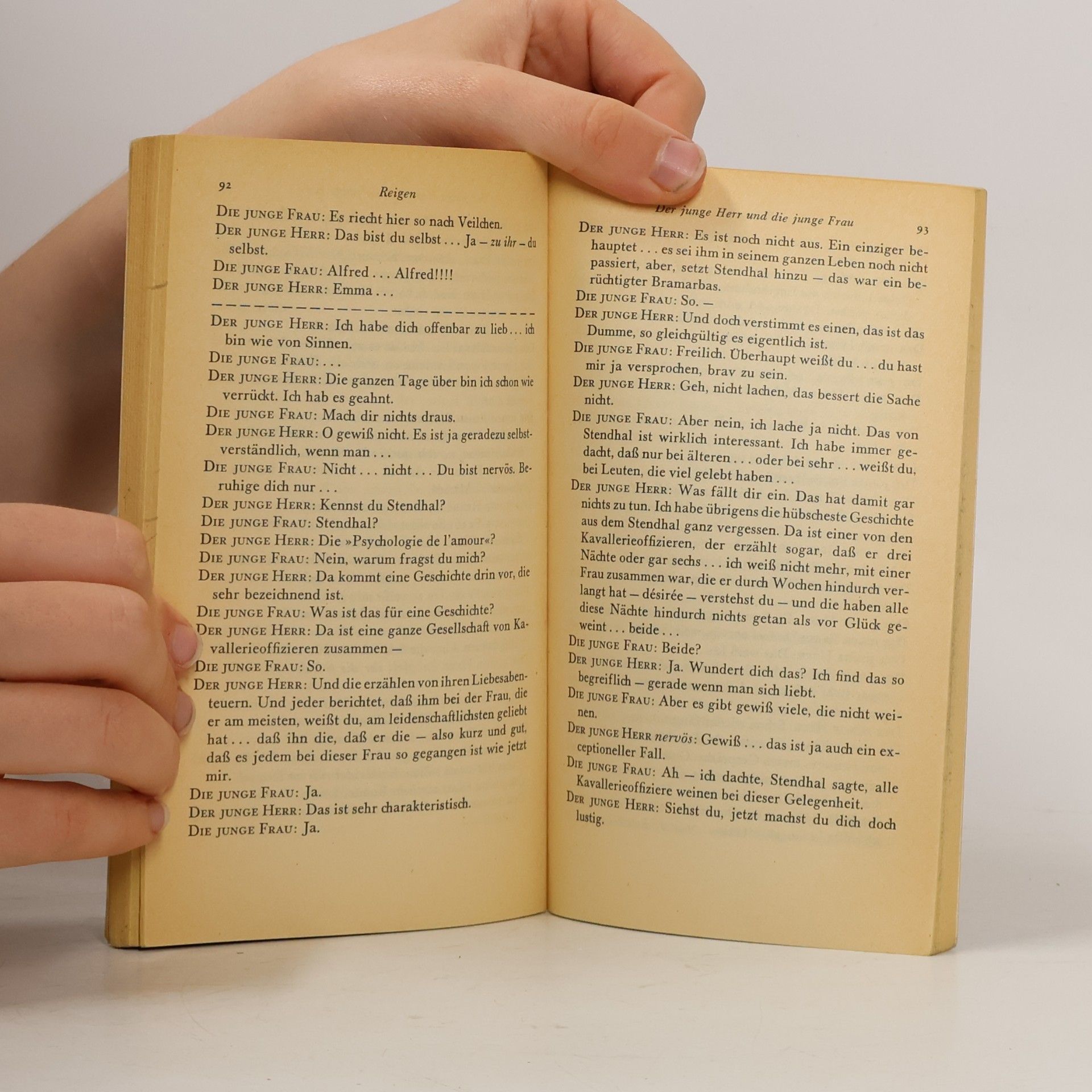Arthur Schnitzler Reigen. Liebelei