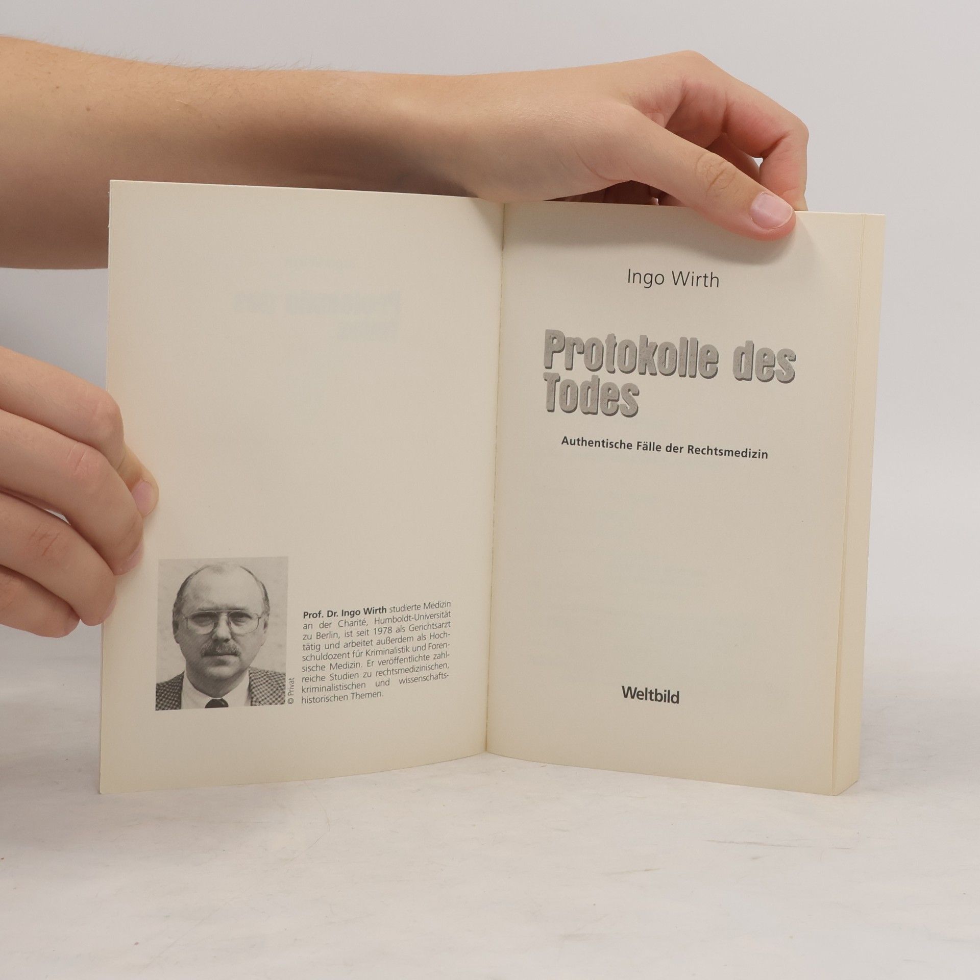 Ingo Wirth Protokolle des Todes