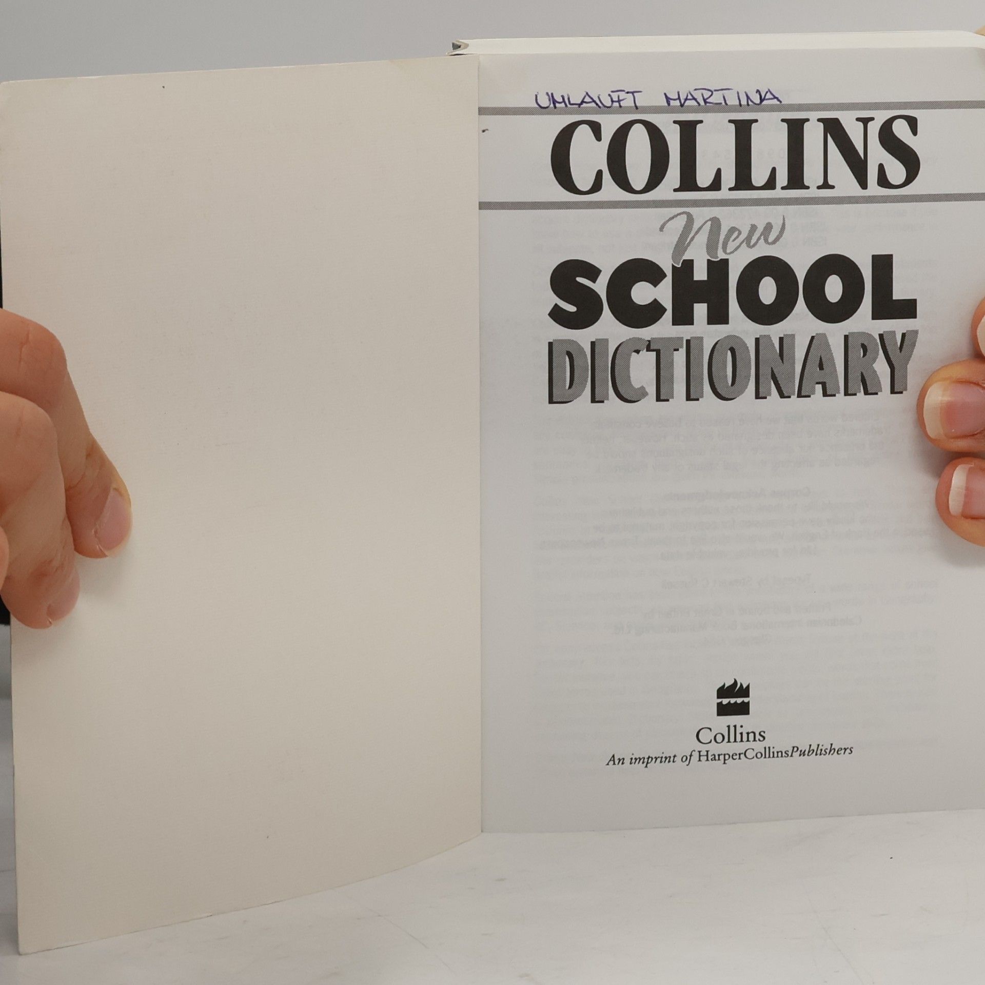 Collins New School Dictionary